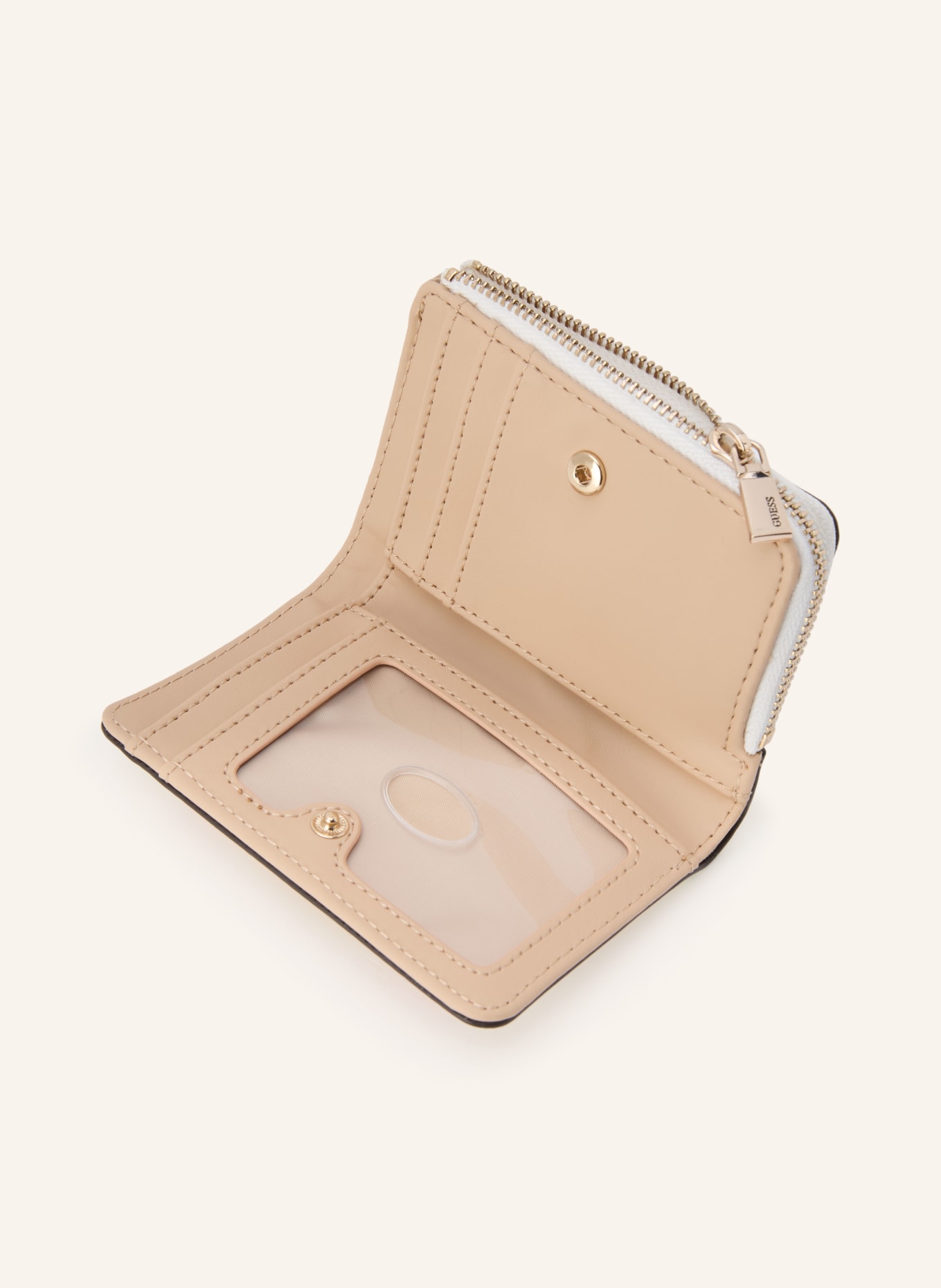 GUESS EMELIE Wallet: WHITE / PINK / PINK