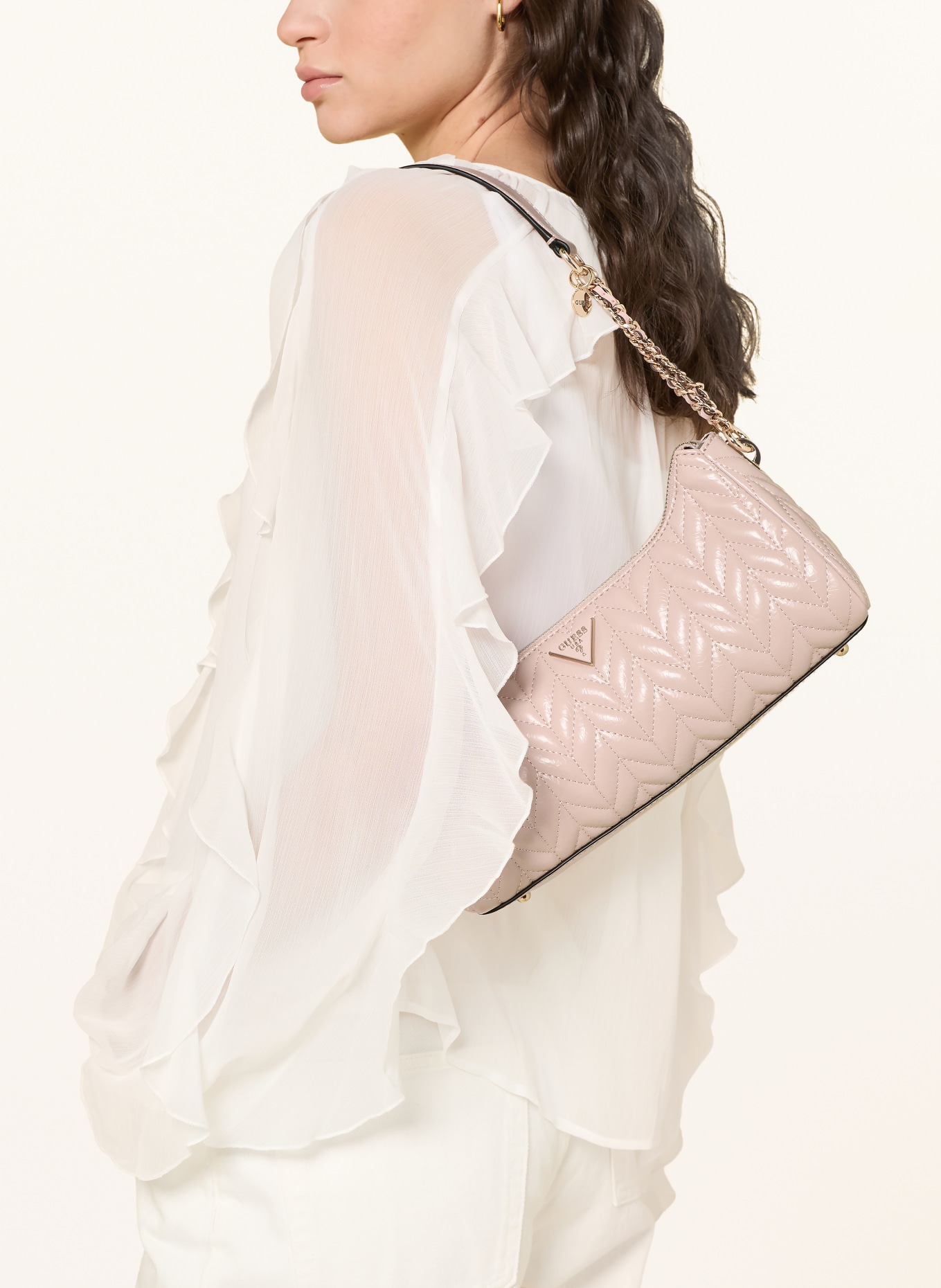 GUESS Schoudertas CHERYL: ROSÉ