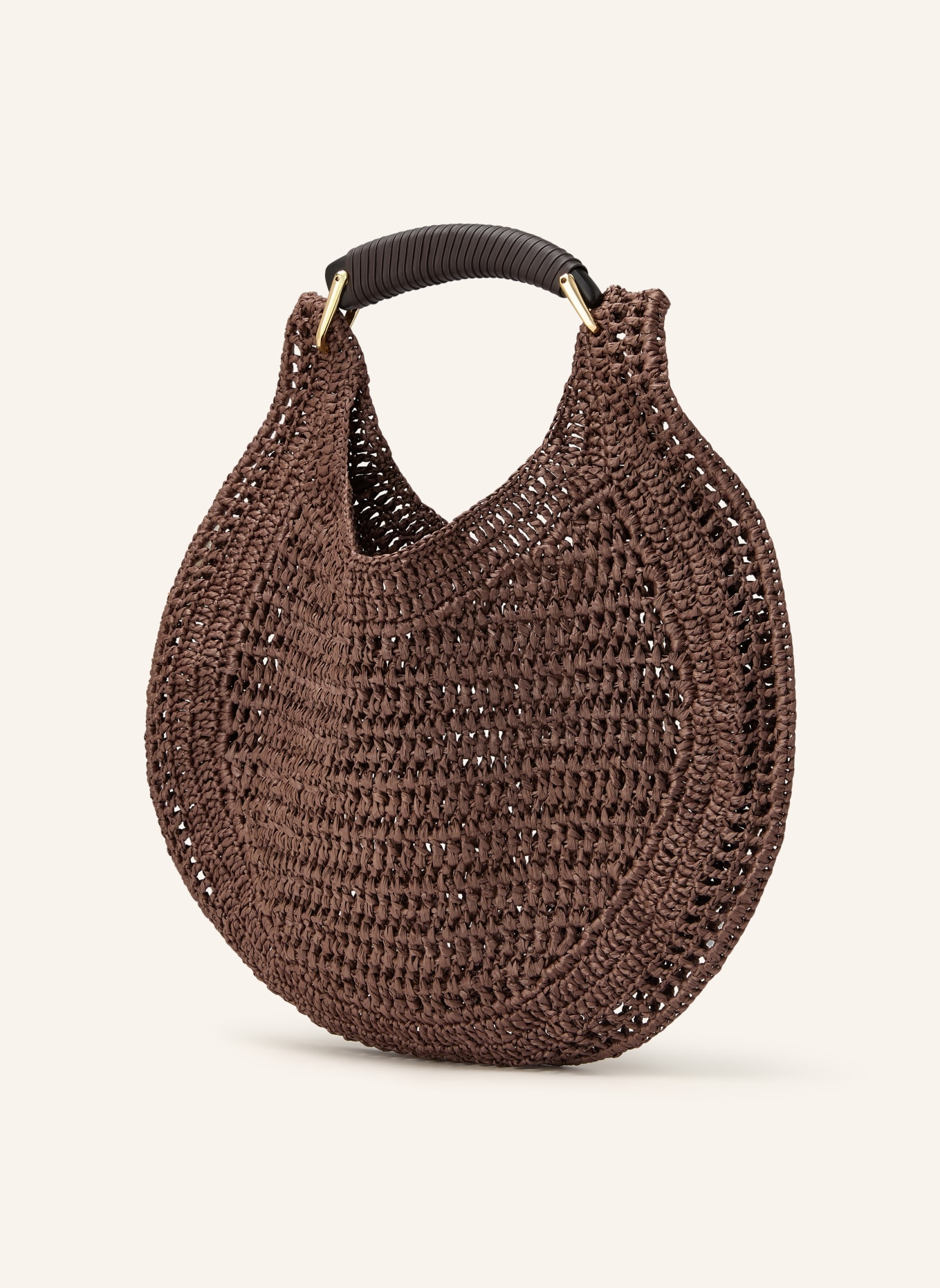 ViaMailBag Handtasche DANA CROCHET: DUNKELBRAUN