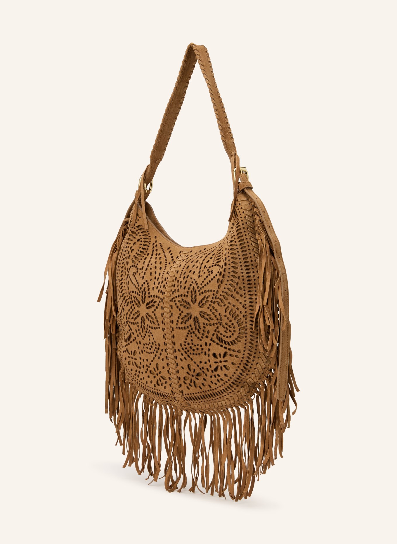 ViaMailBag NADINE SUEDE Tote Bag: BROWN