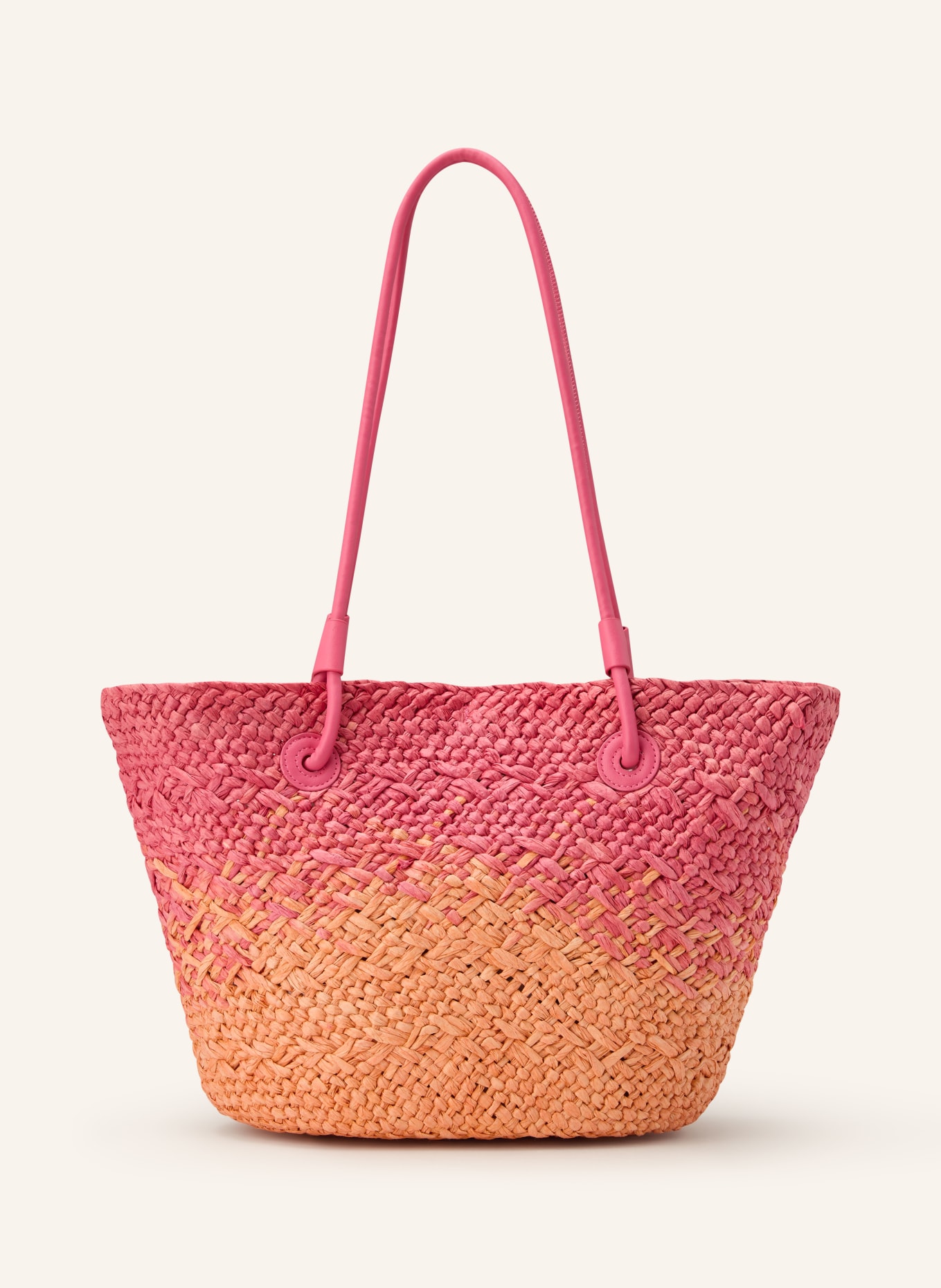 ViaMailBag Shopper TAHITI: PINK / ORANGE