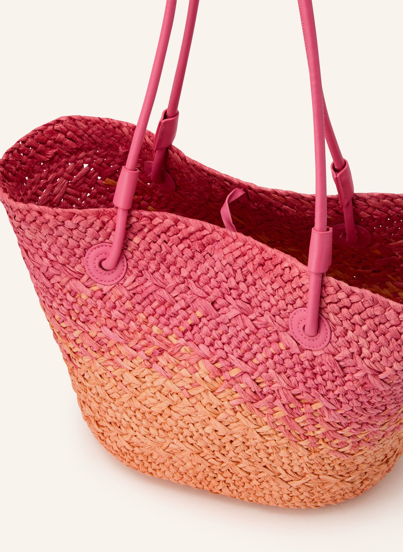 ViaMailBag Shopper TAHITI: PINK / ORANGE
