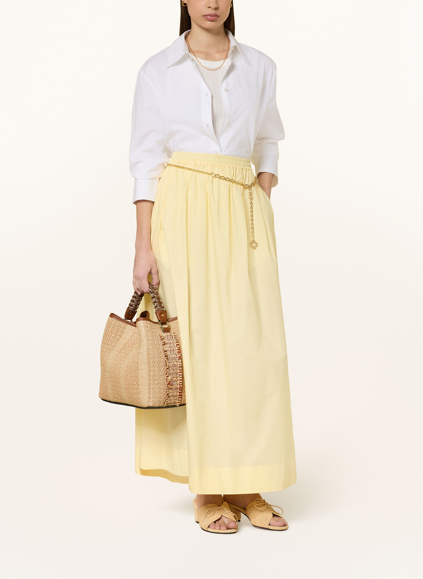 ViaMailBag Handtas CORAL POSH: BEIGE / COGNAC / DONKERORANJE