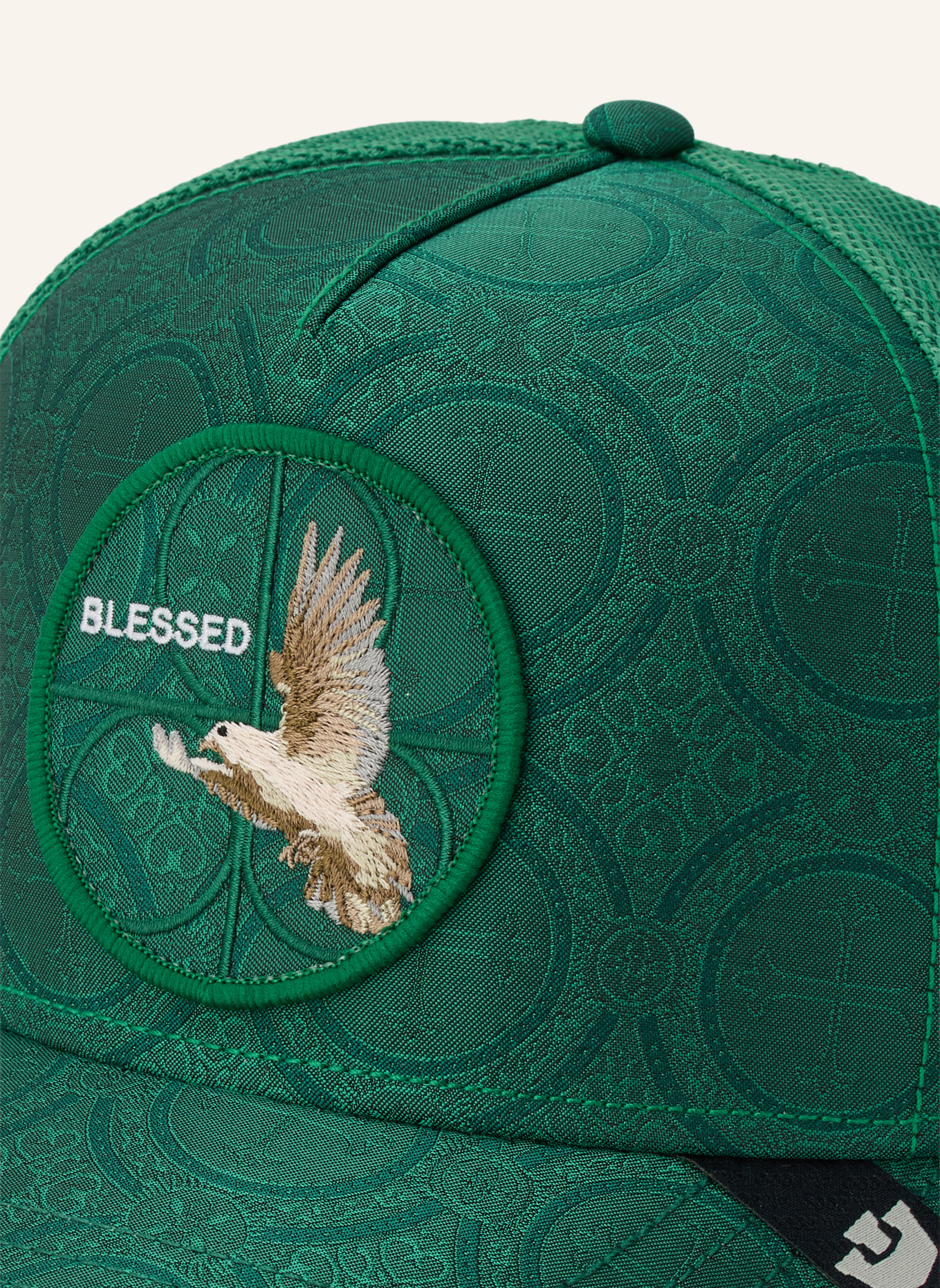 GOORIN BROS. Cap RELIGULOUS: DONKERGROEN / BEIGE / GROEN