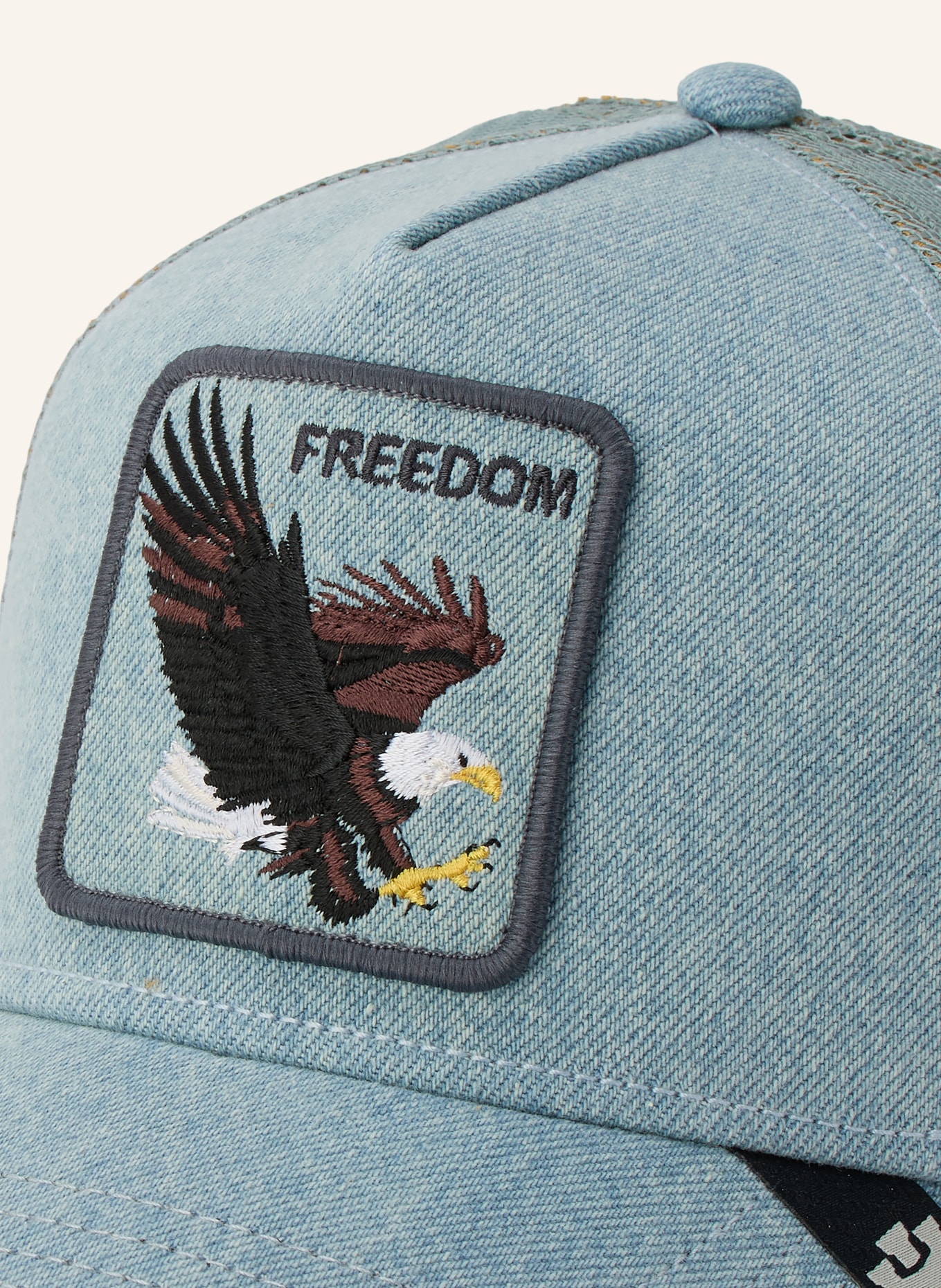 GOORIN BROS. Jeanscap EAGLE: BLAUWGRIJS / DONKERGRIJS / ZWART