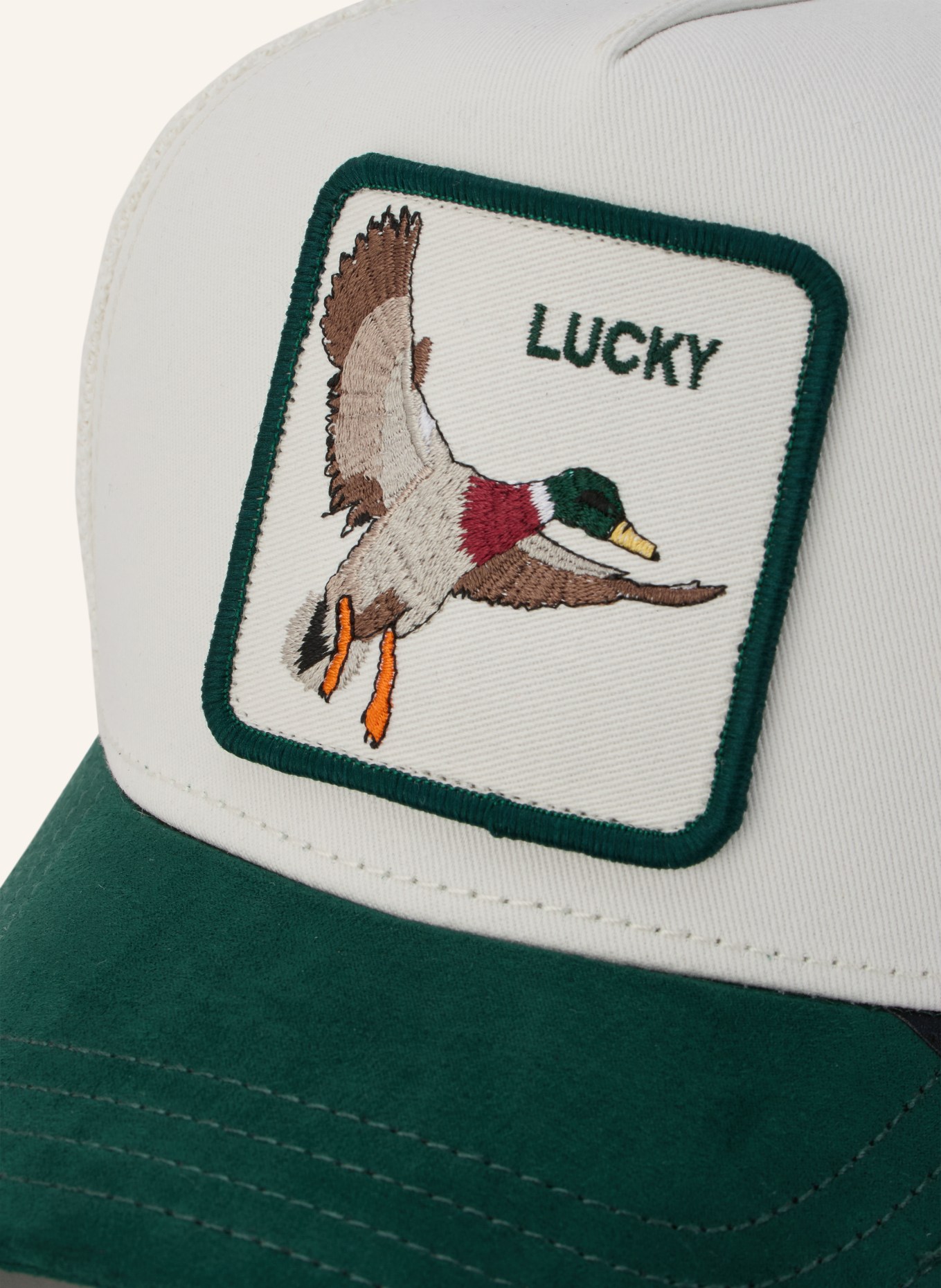 GOORIN BROS. Cap DUCK: CRÈME / BEIGE / DONKERGROEN