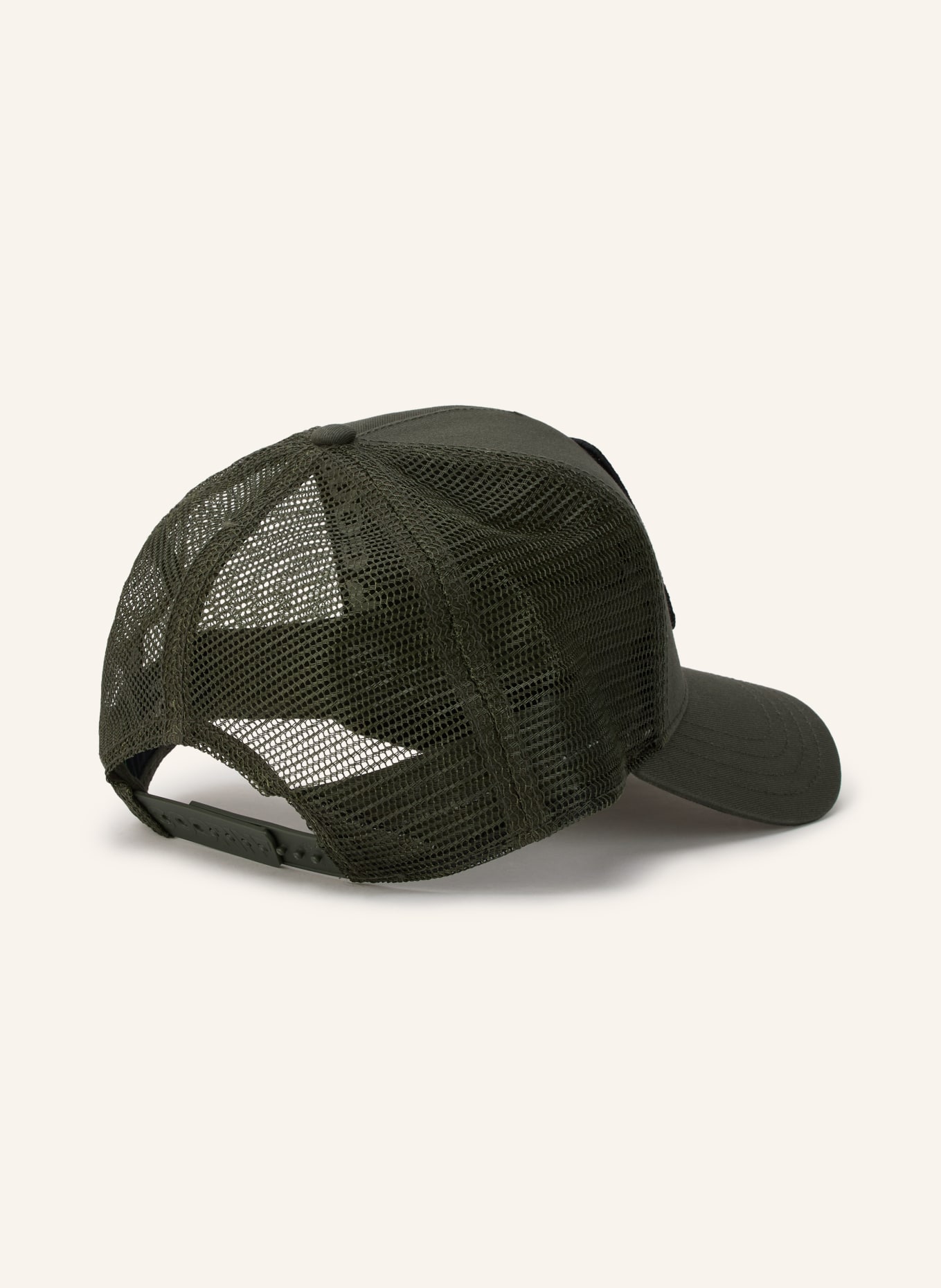 GOORIN BROS. Cap PANTHER TRUCKER: KAKI / DONKERGRIJS / ZWART