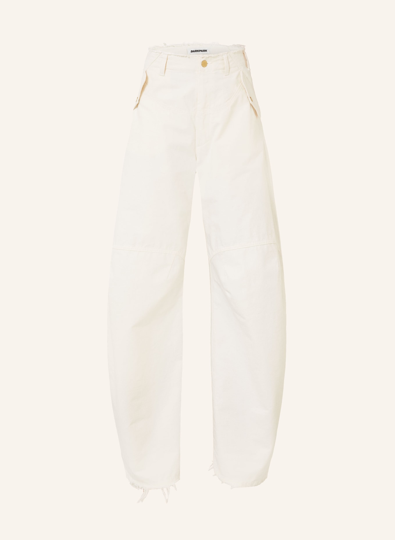 DARKPARK Jeans met wijde pijpen ROSALIND: 0001 WHITE