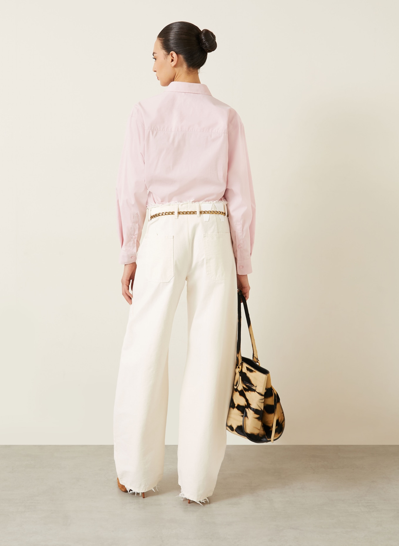 DARKPARK Jeans met wijde pijpen ROSALIND: 0001 WHITE