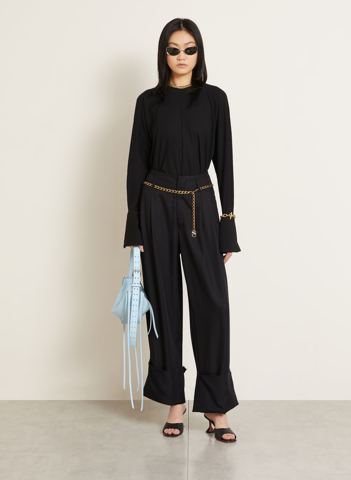 DARKPARK Longsleeve PARIS: SCHWARZ