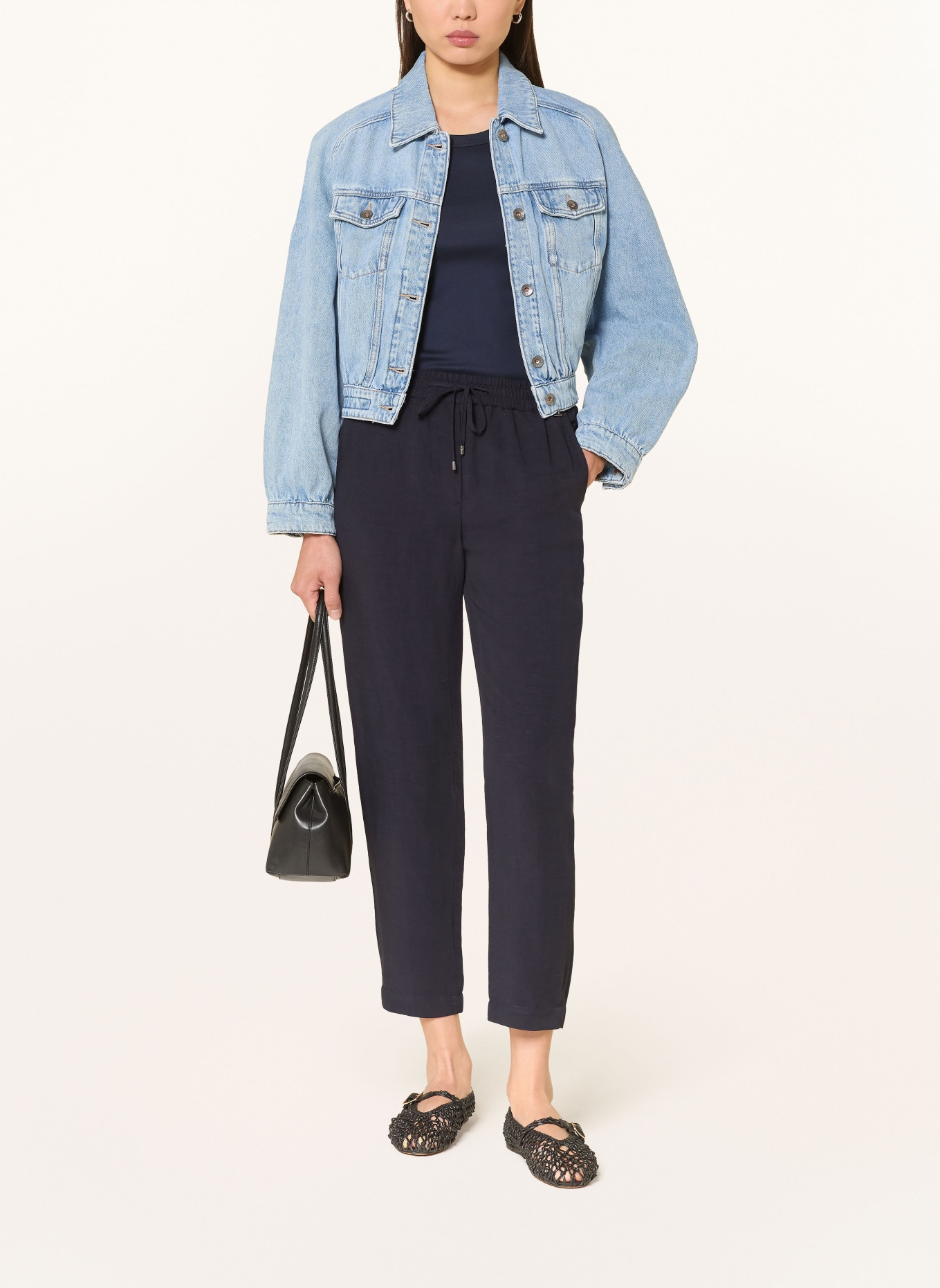 MARC CAIN Hose RHODOS im Jogging-Stil: 394 navy