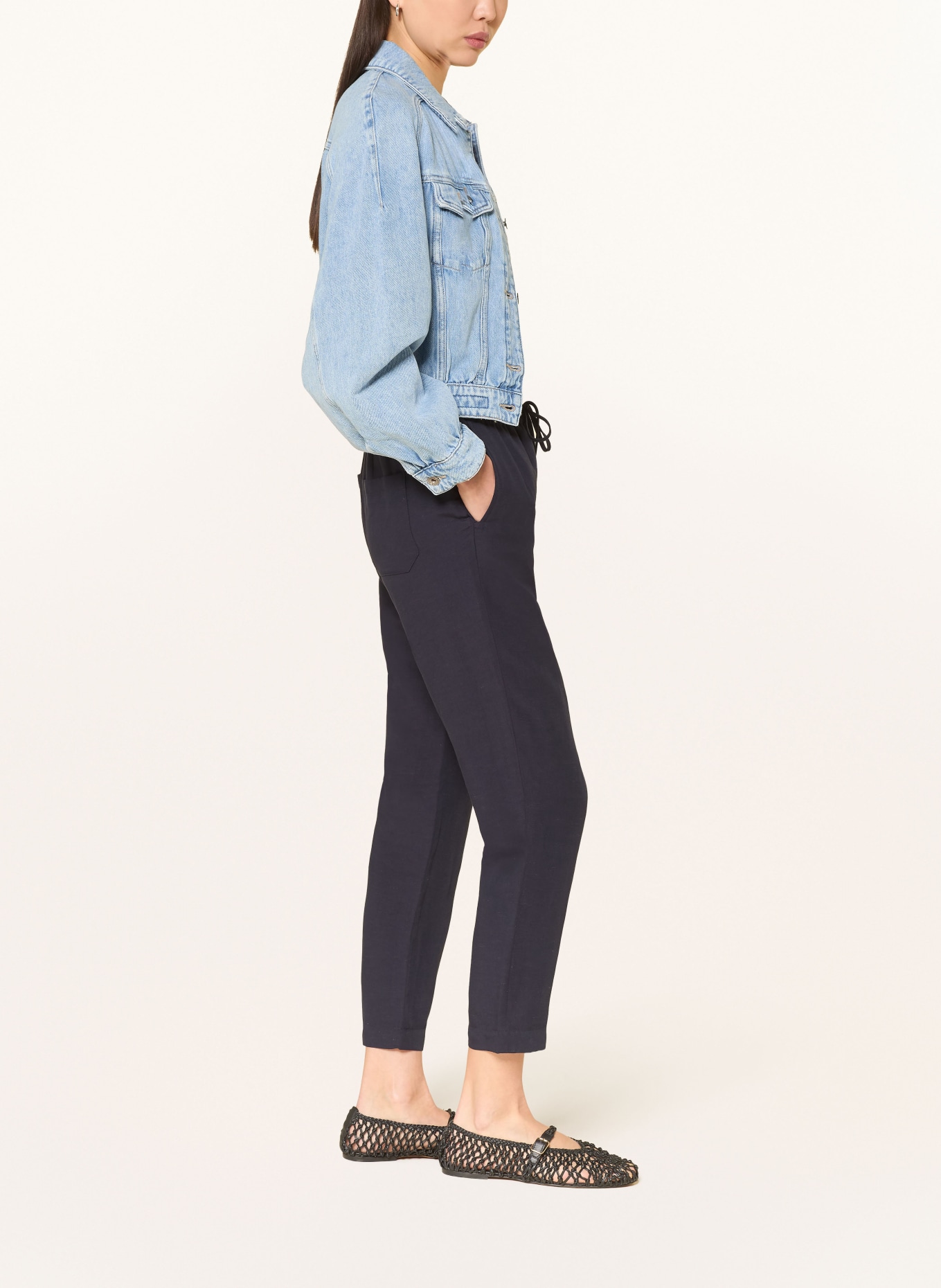 MARC CAIN Hose RHODOS im Jogging-Stil: 394 navy