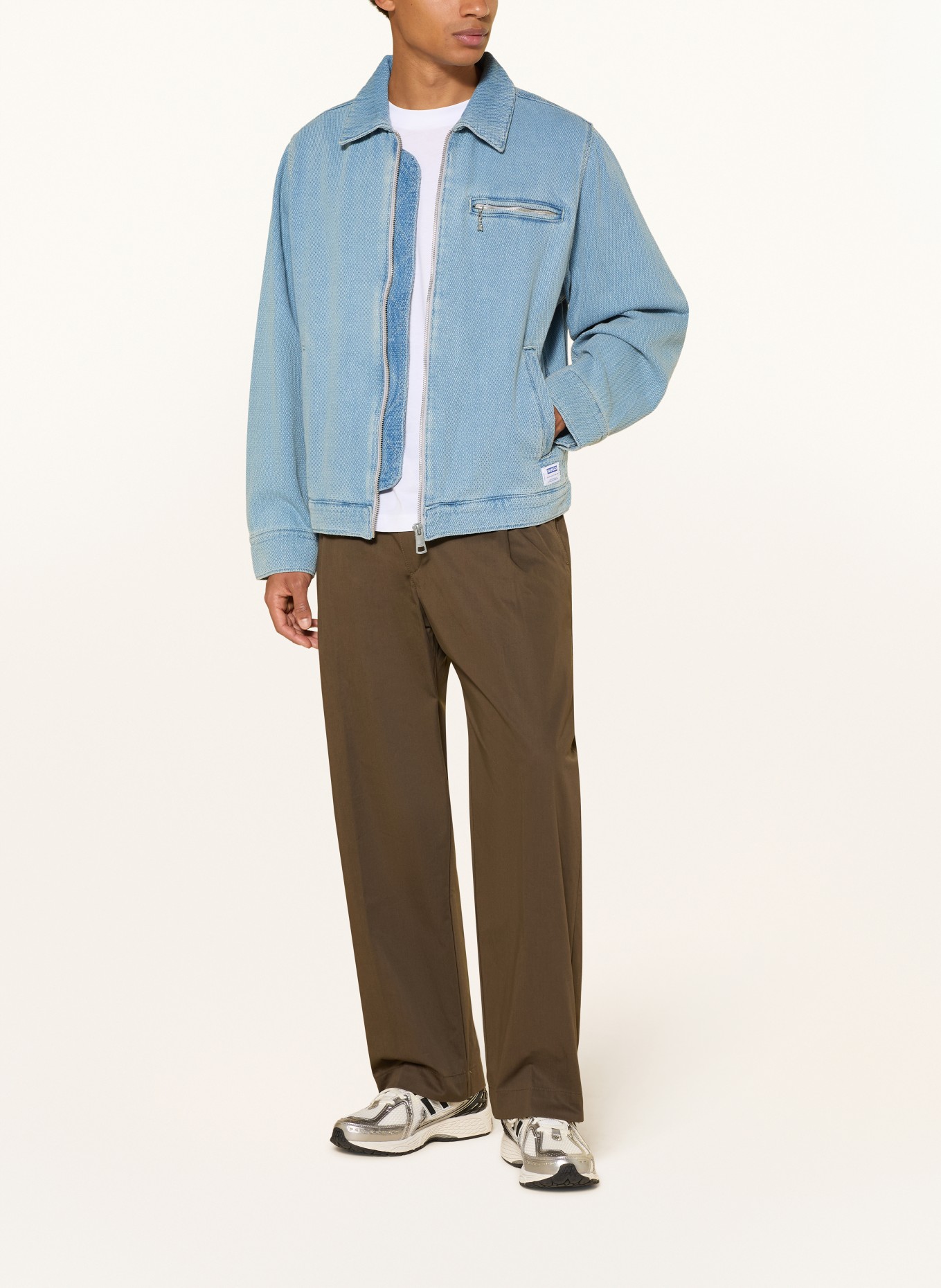 HUGO Jeansjacke ELZO: 444 TURQUOISE/AQUA