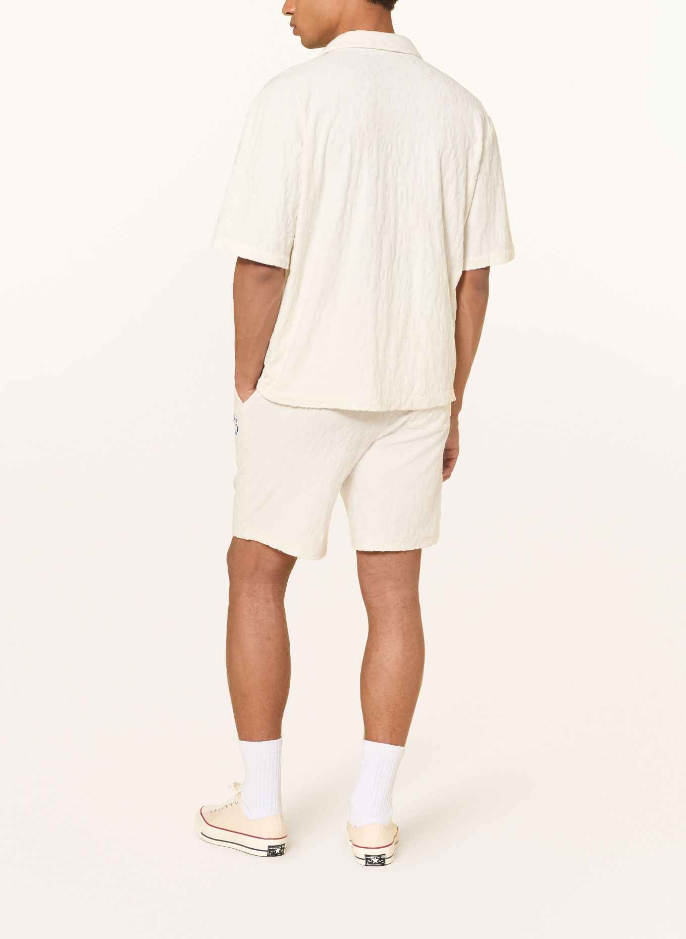 HUGO Frotteeshorts NAGUSHORT: WEISS