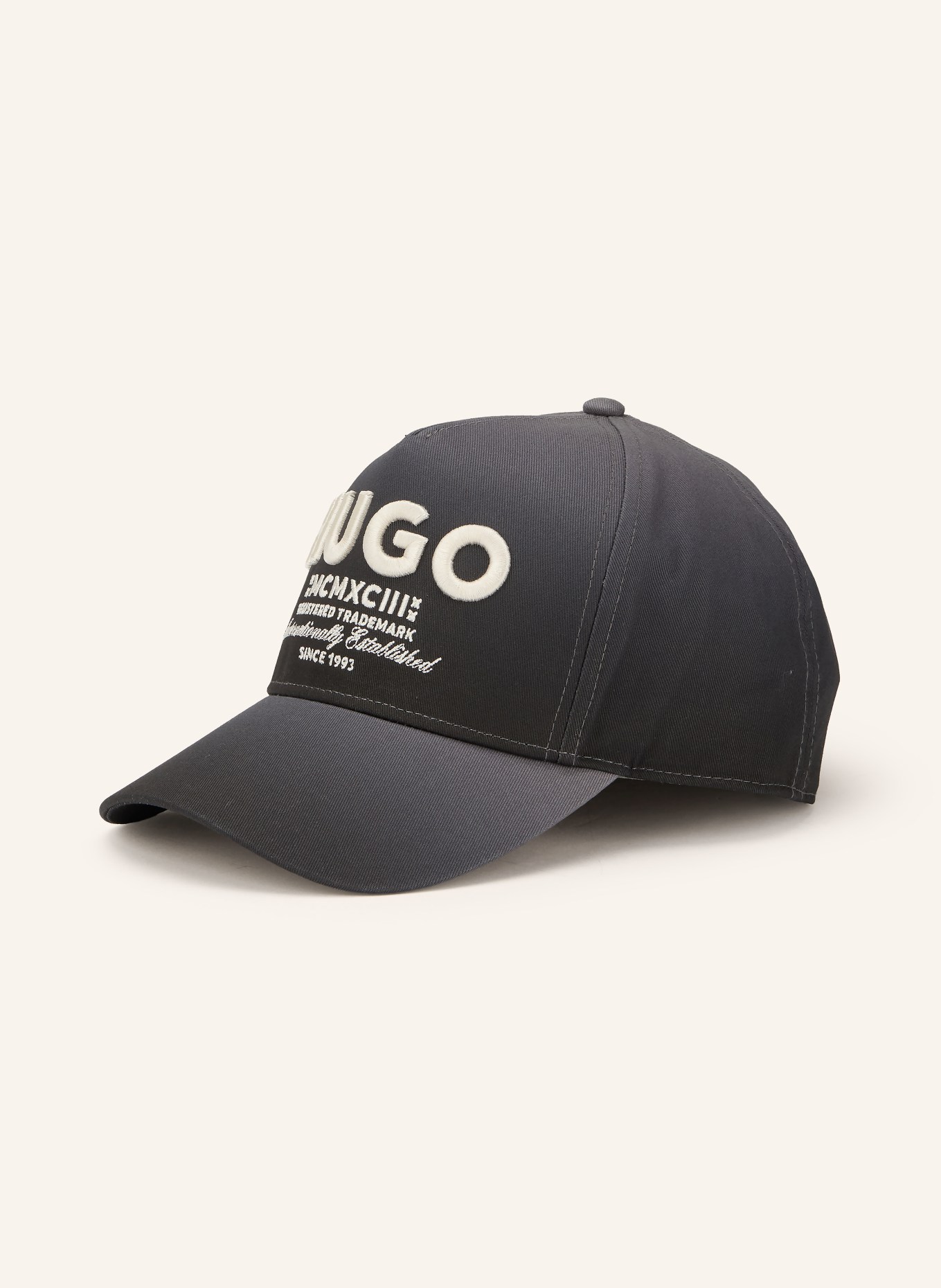 HUGO Cap NOTE DEGRADÉ: DARK BLUE / WHITE