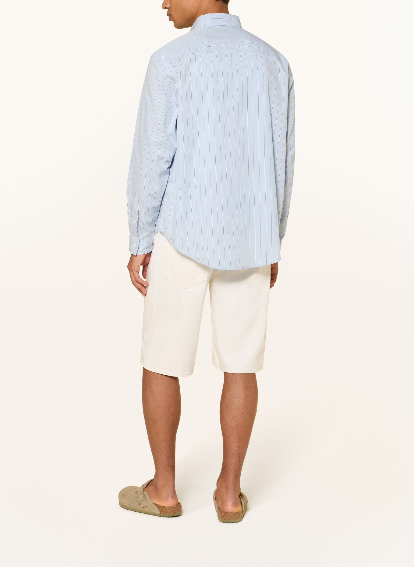 HUGO Hemd EBALTO Comfort Fit: HELLBLAU / WEISS / SCHWARZ