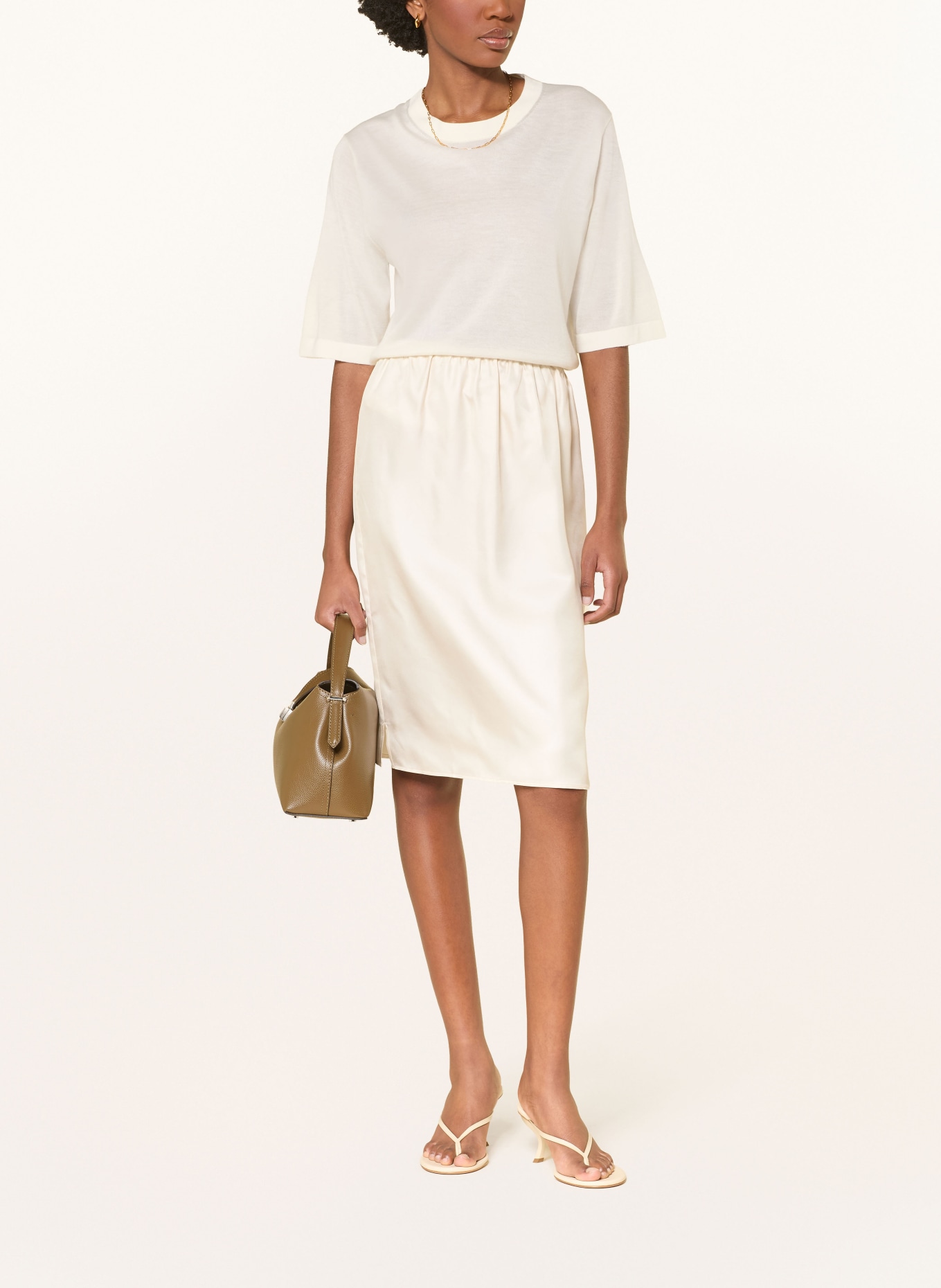 LOULOU DE SAISON Pull en cachemire NALA: CRÈME