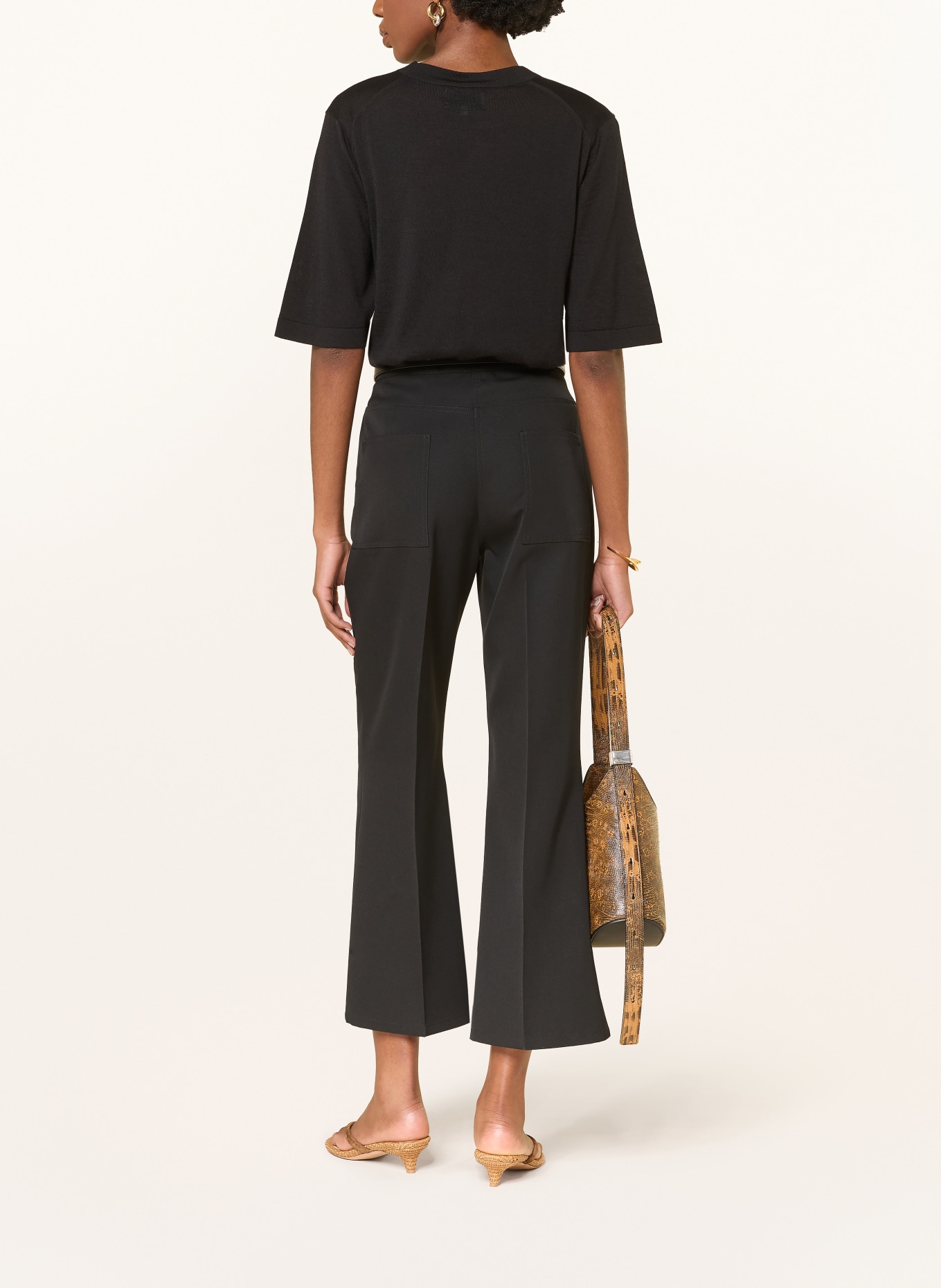 LOULOU DE SAISON Pull en cachemire NALA: NOIR