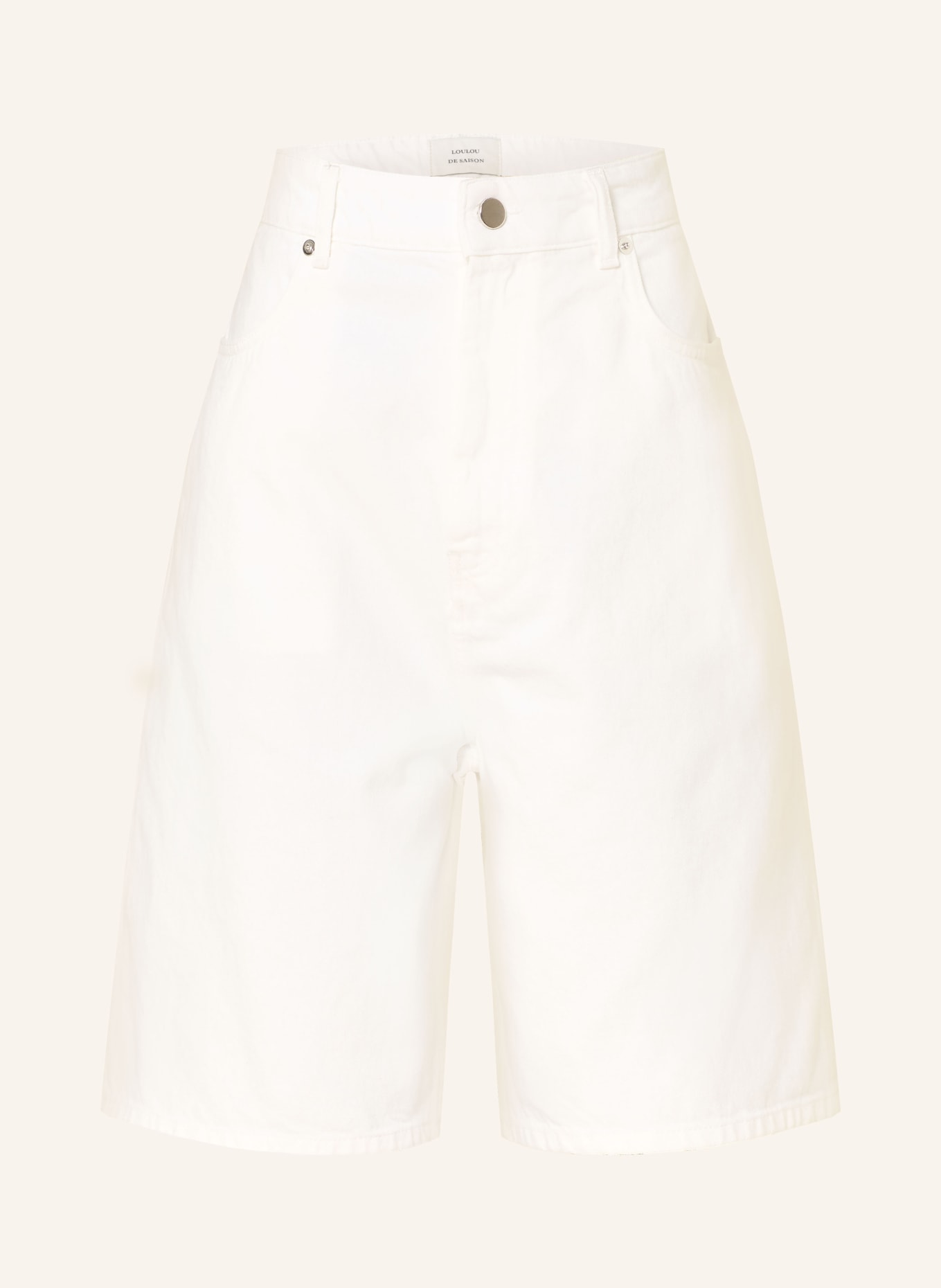 LOULOU DE SAISON Jeansshorts ISU: IVORY