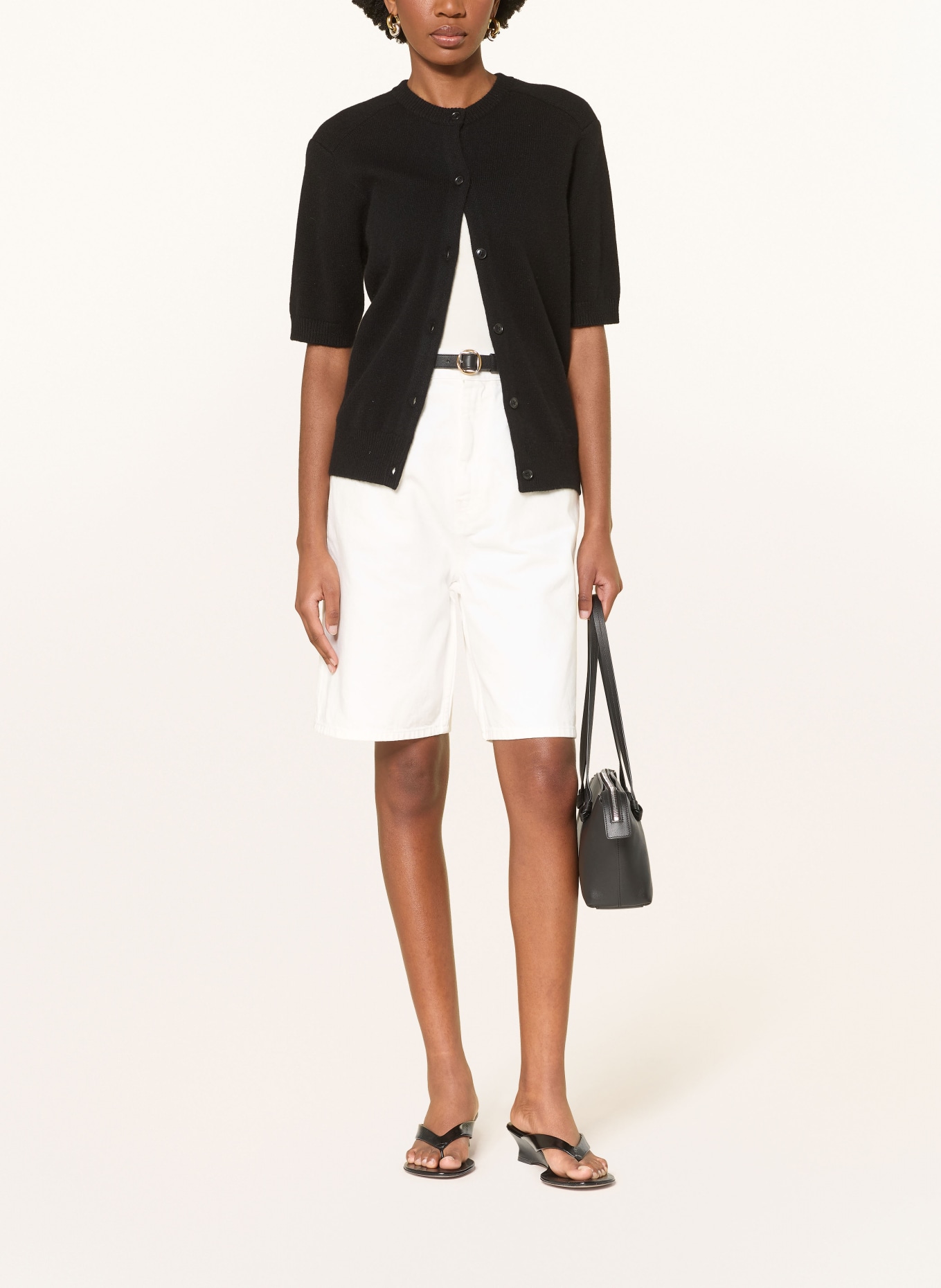 LOULOU DE SAISON Jeansshorts ISU: IVORY