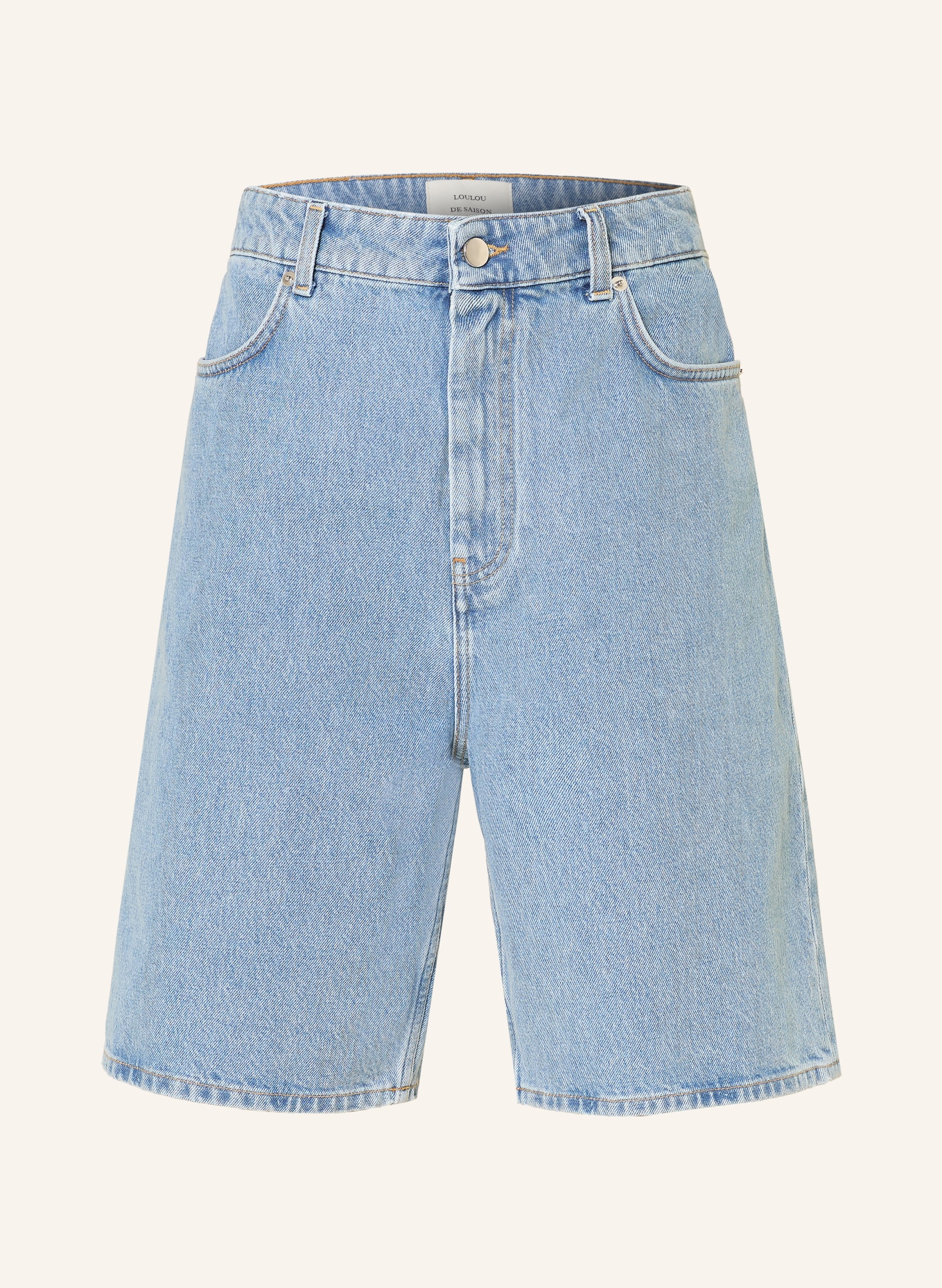LOULOU DE SAISON Jeansshorts ISU: WASHED LIGHT BLUE