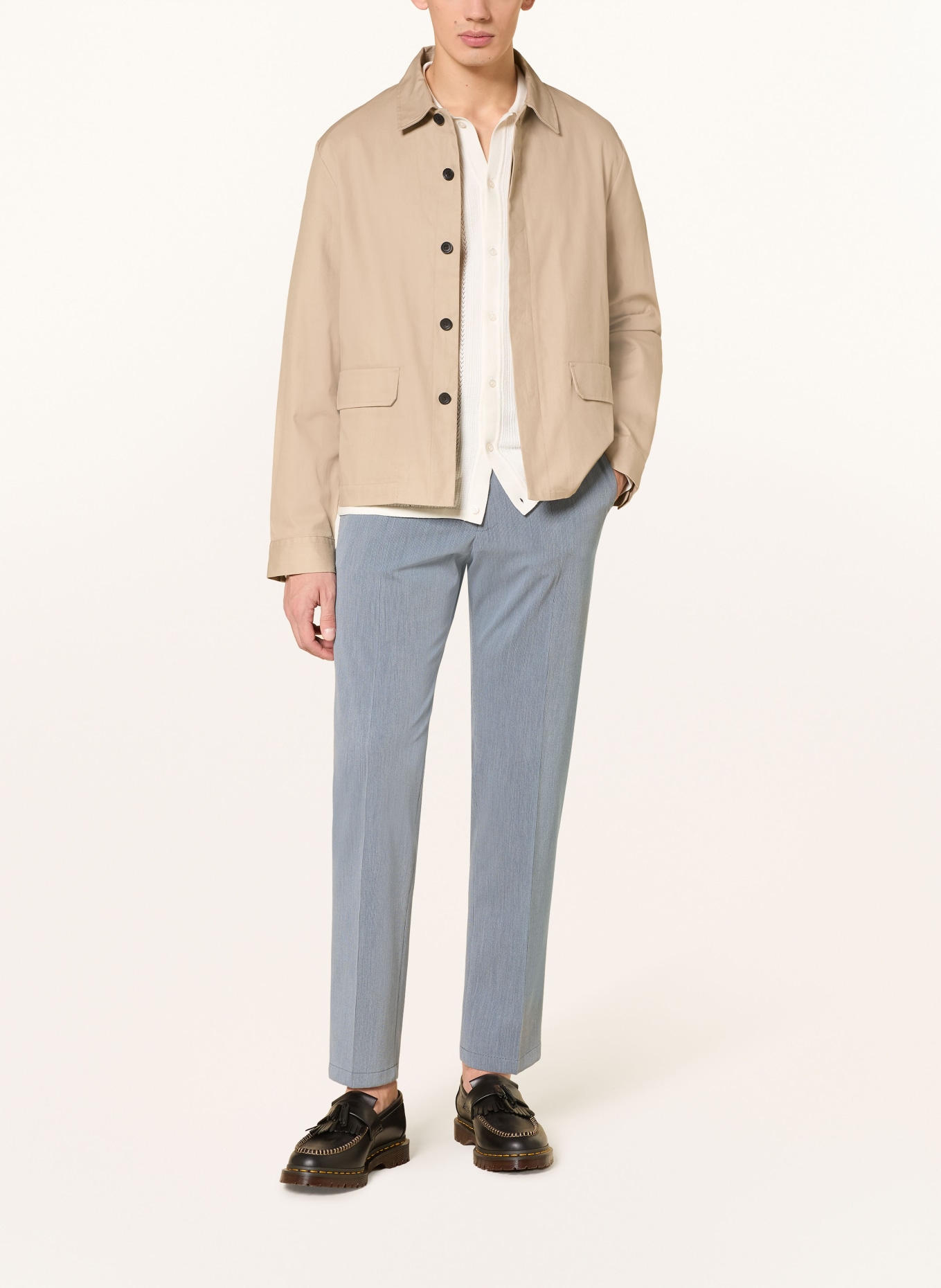 DRYKORN Chino AJEND Regular Fit: BLAUWGRIJS