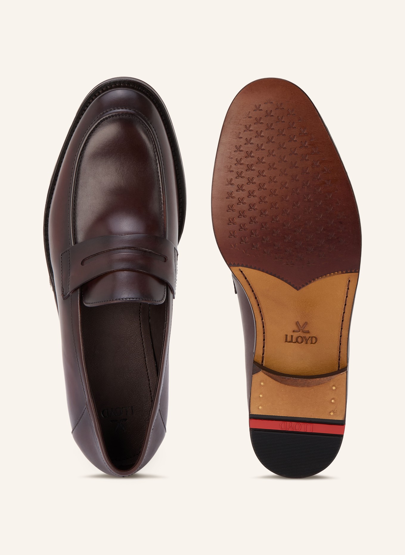 LLOYD Mocassins SAVIN: MARRON FONCÉ