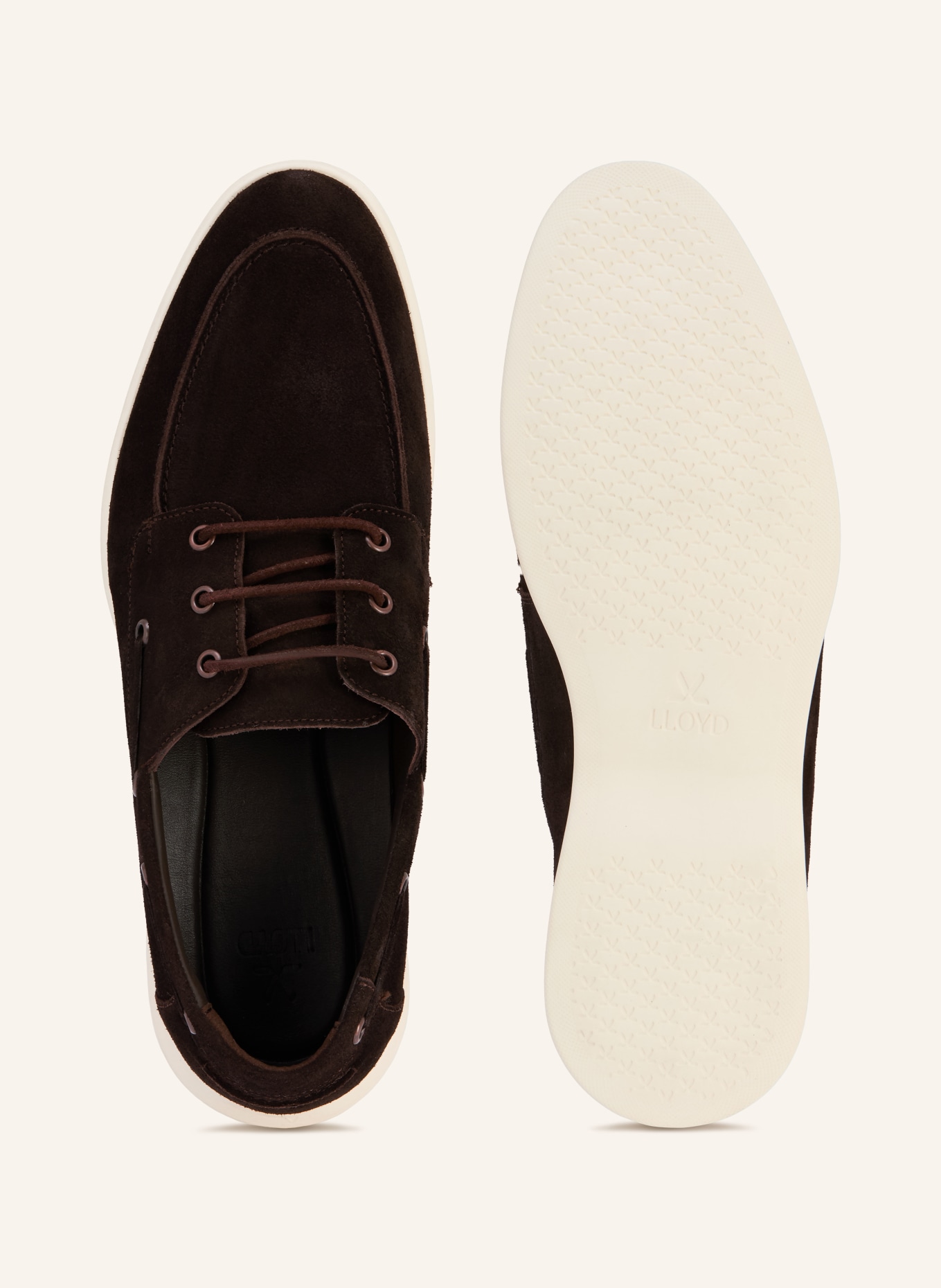 LLOYD Chaussures bateau STRIDE: NOIR