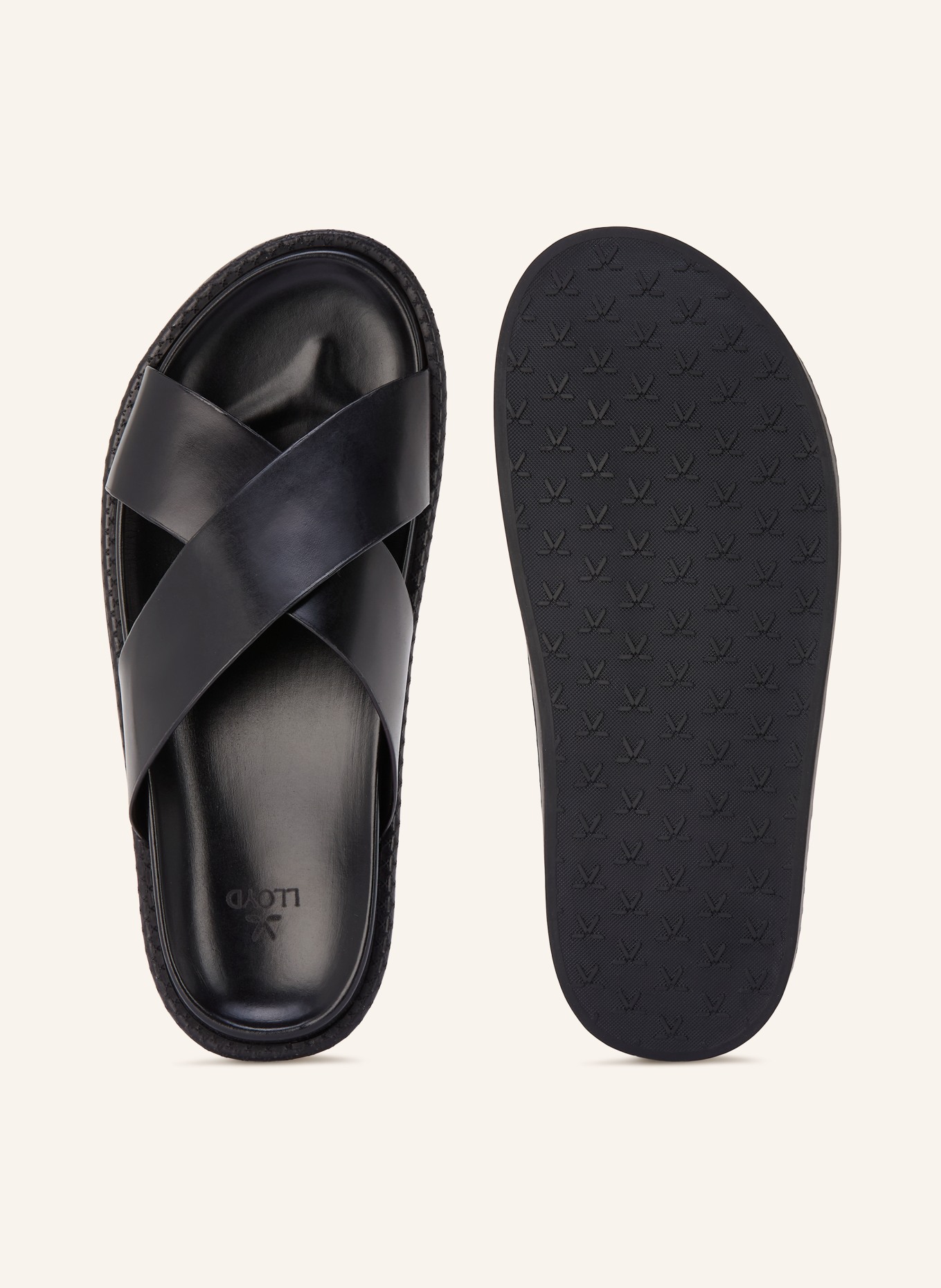 LLOYD Pantoletten TRAVA: SCHWARZ