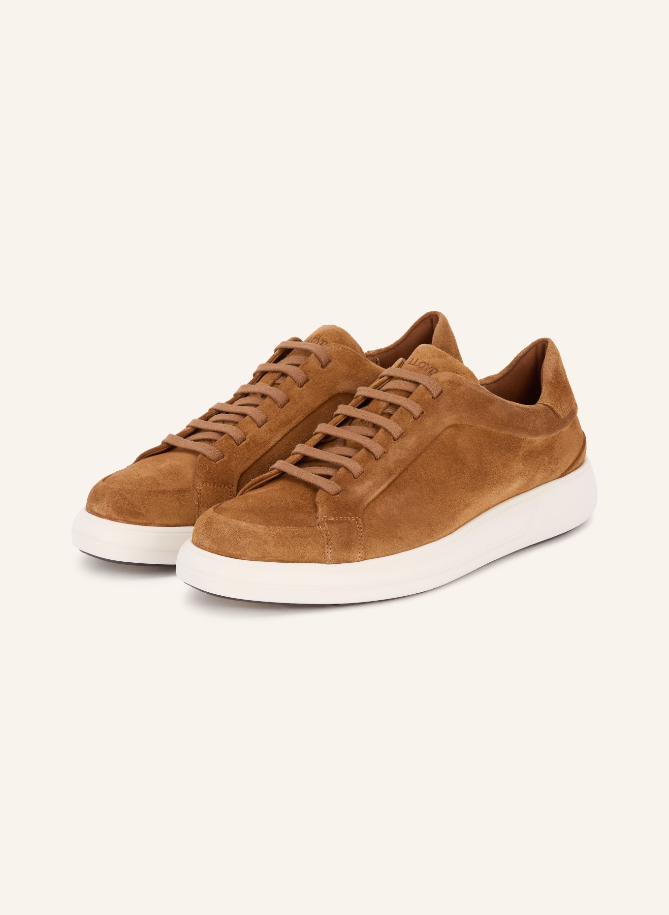 LLOYD Sneaker REGAL: CAMEL / WEISS