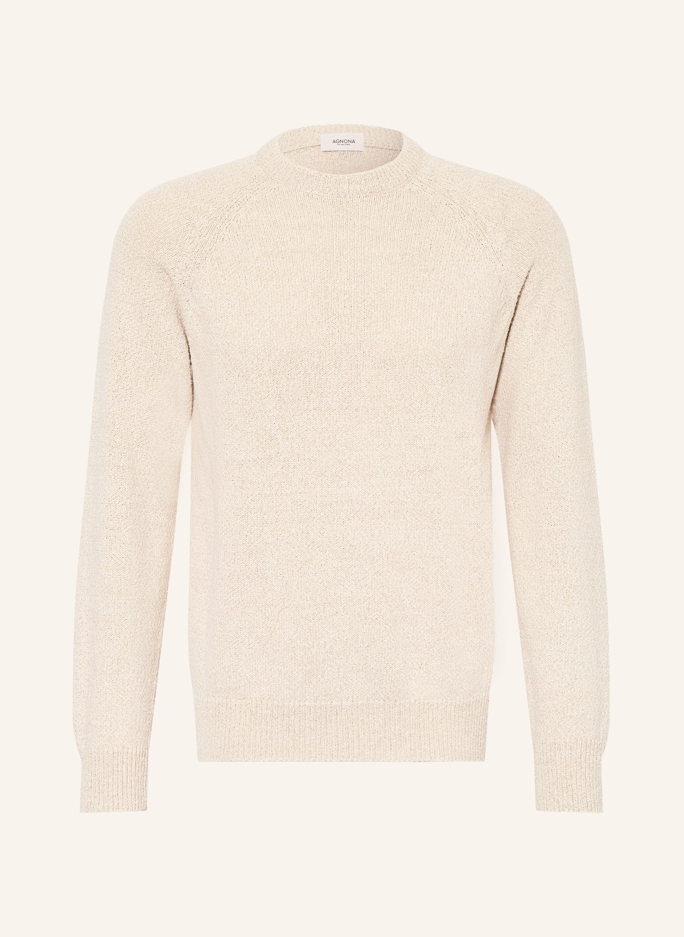 AGNONA Pullover mit Seide: HELLGRAU