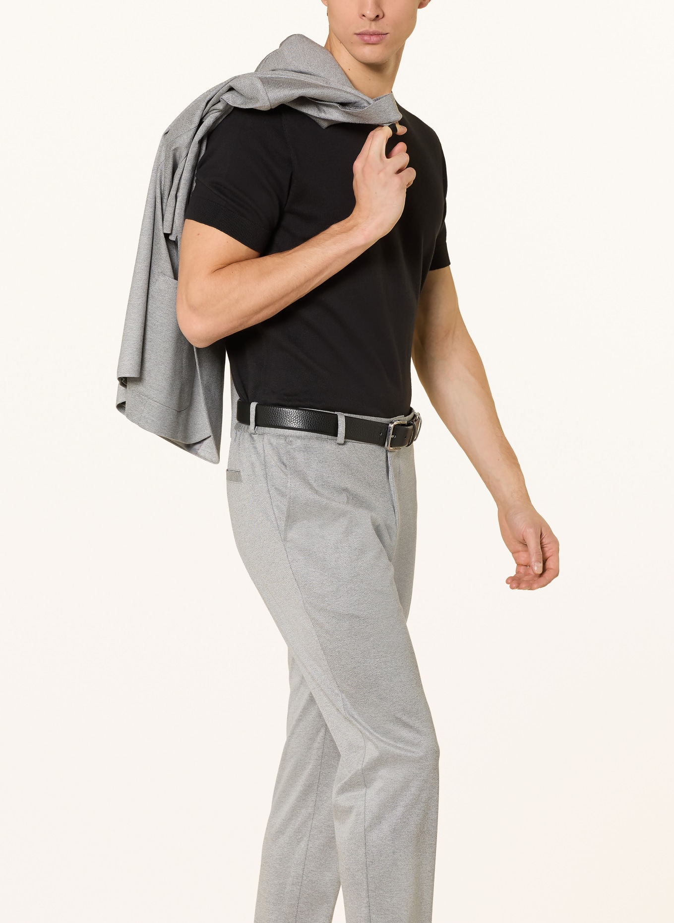 STRELLSON Anzughose TIUS Slim Fit aus Jersey: 038 Medium Grey 038