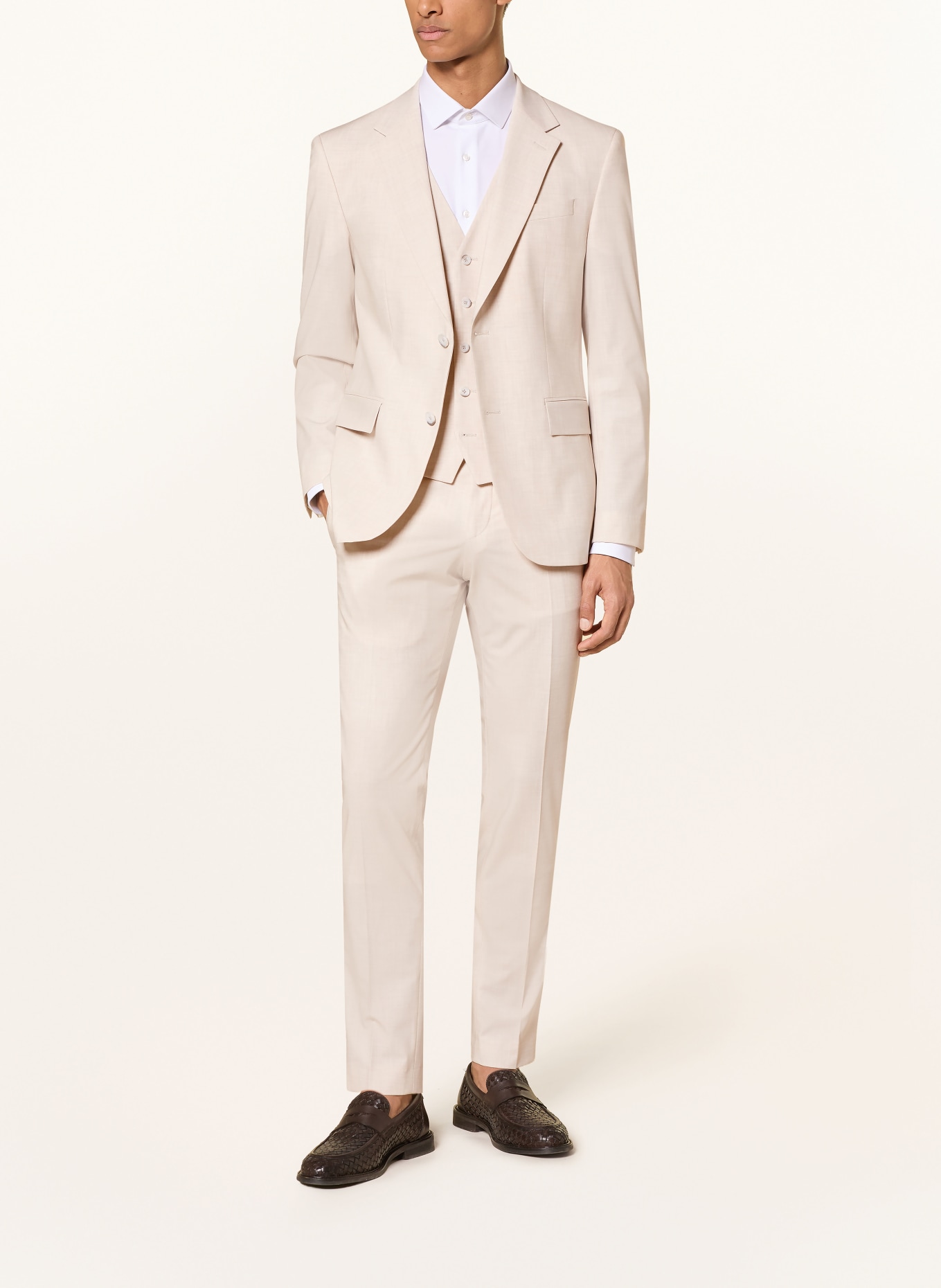 STRELLSON Anzughose MELWIN Slim Fit: 279 Light Beige 279