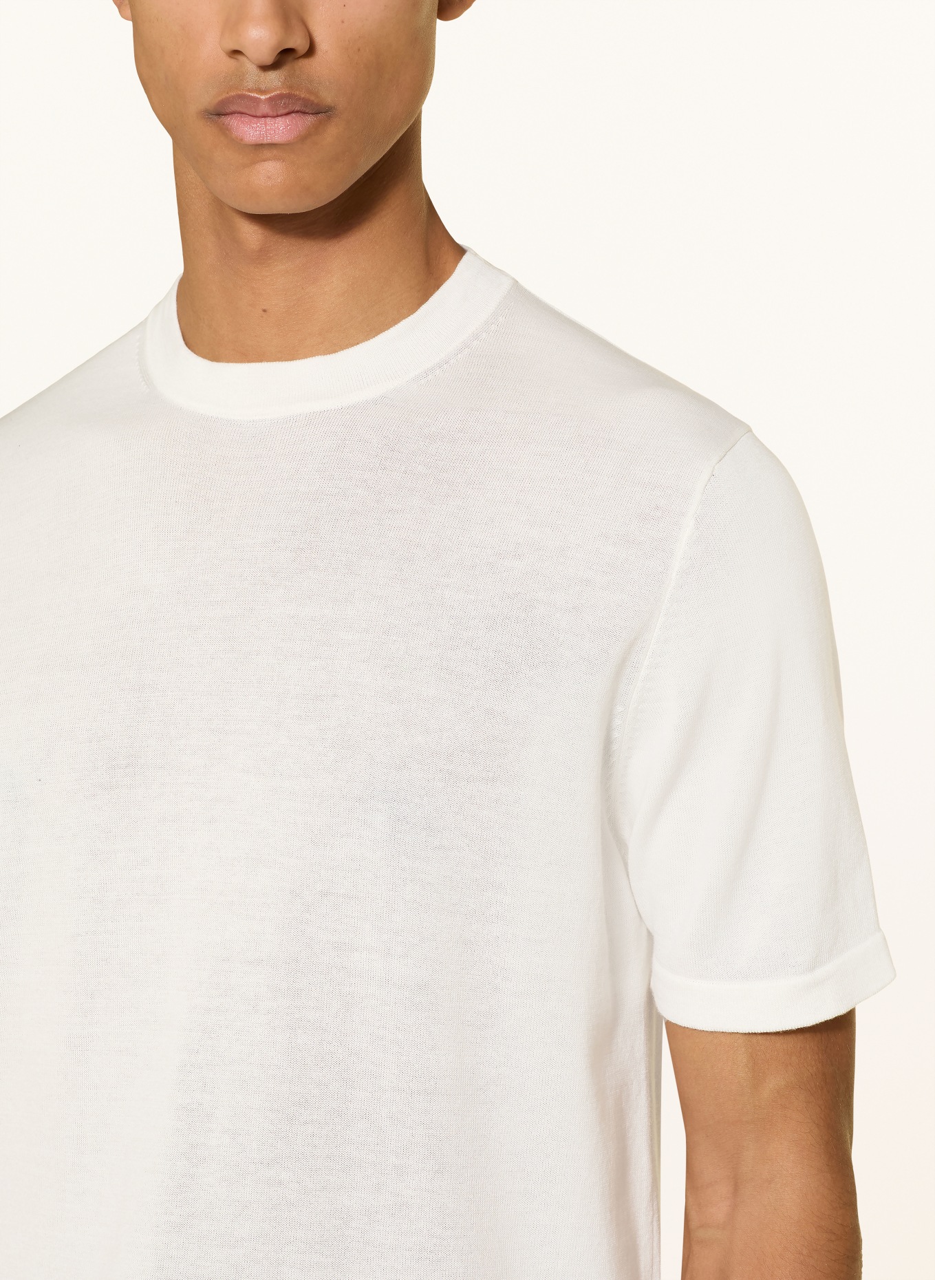 DIGEL Pull en maille FERANO: BLANC