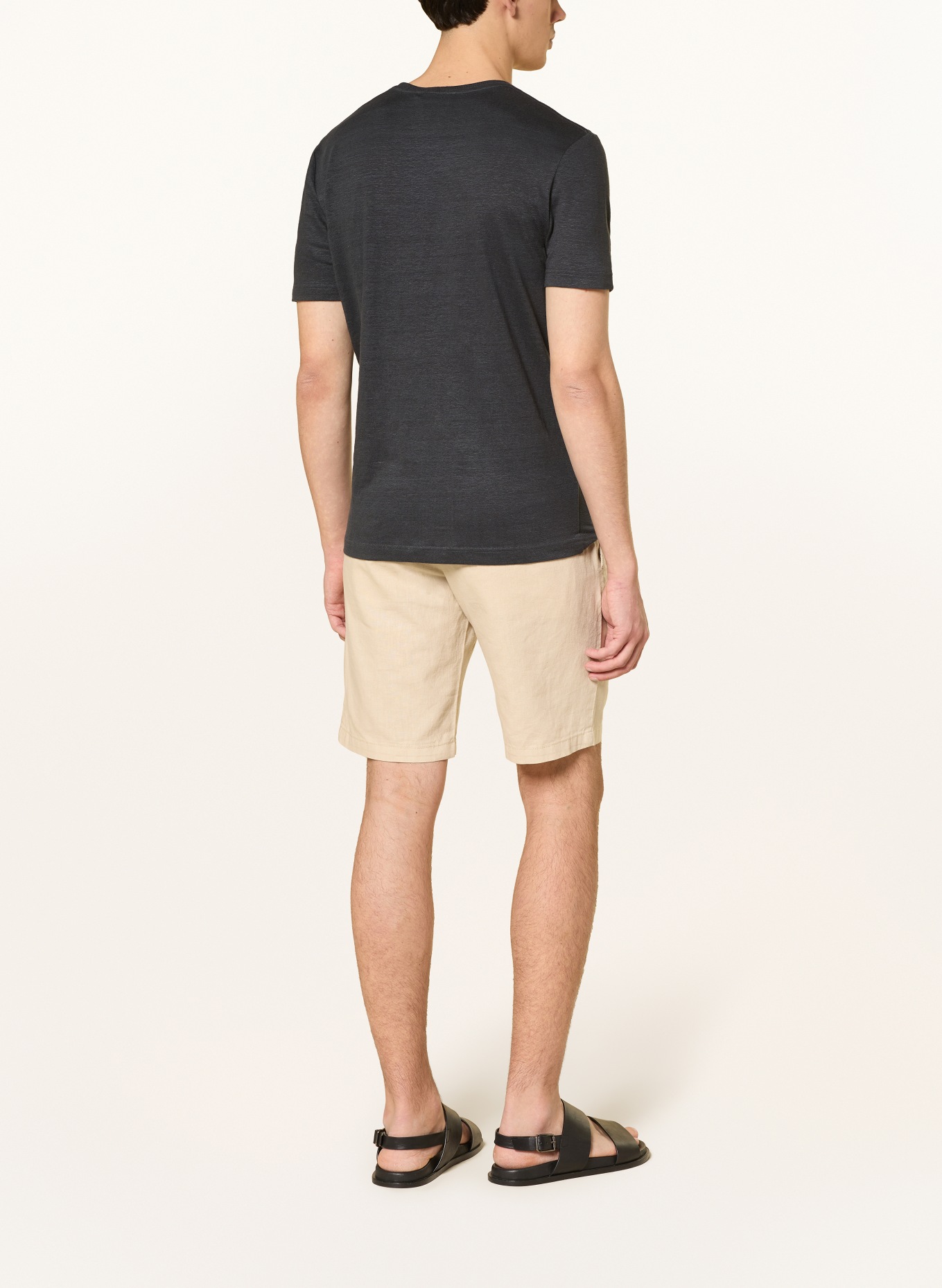 DIGEL T-shirt DARK van linnen: DONKERGRIJS