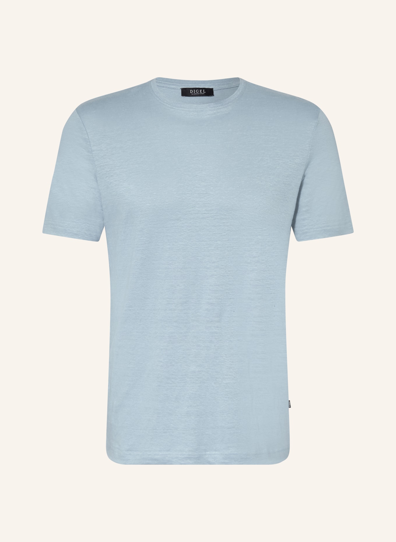 DIGEL T-shirt DARK van linnen: LICHTBLAUW