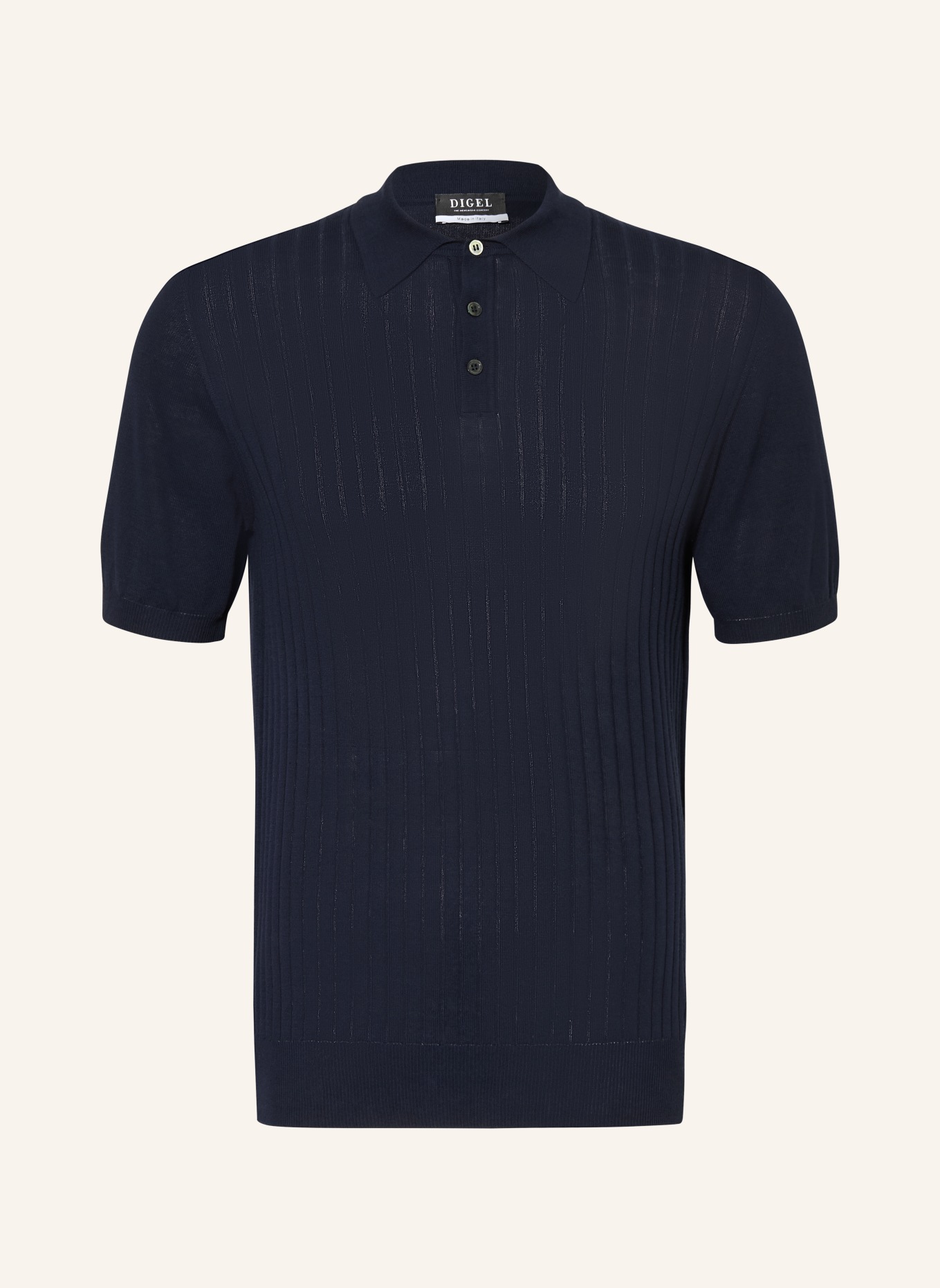 DIGEL Polo en maille DAMY: BLEU FONCÉ