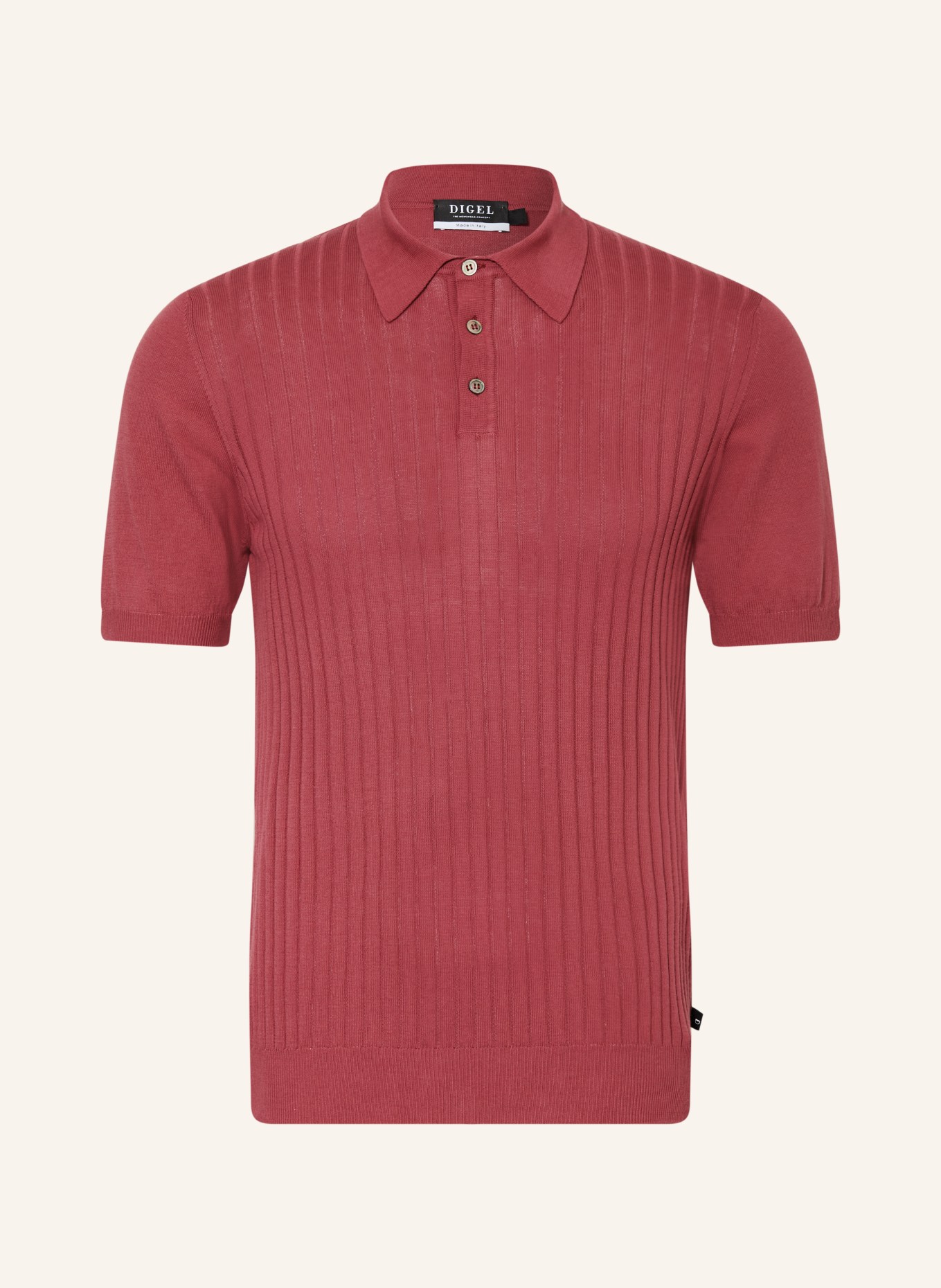 DIGEL Polo en maille DAMY: ROUGE
