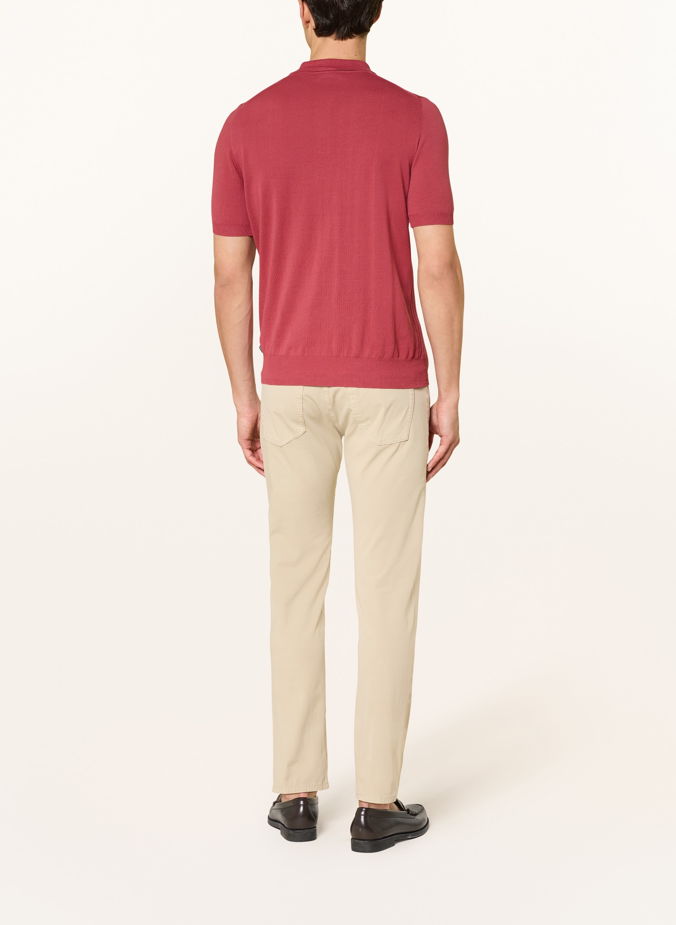 DIGEL Polo en maille DAMY: ROUGE