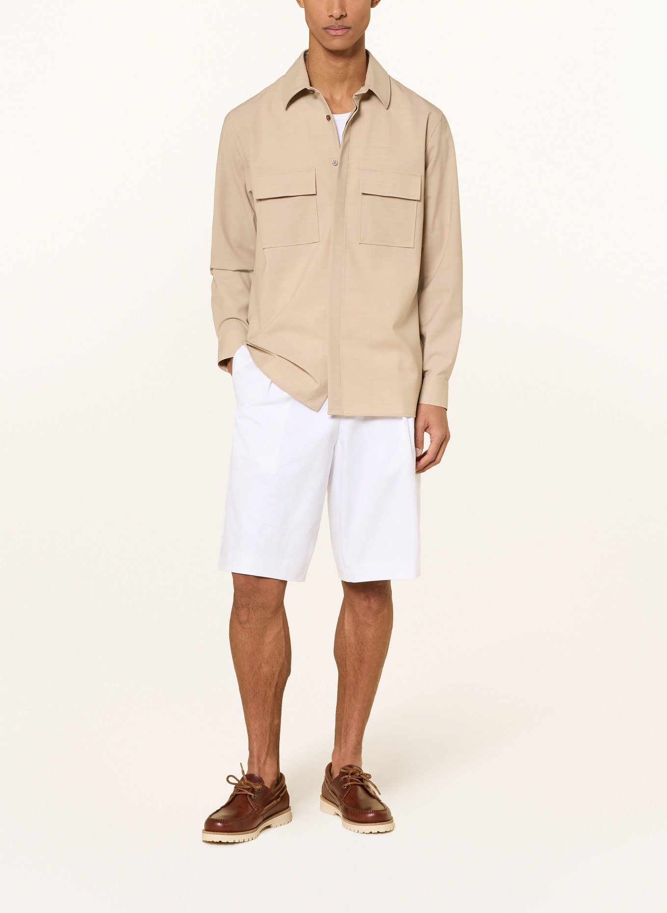 DIGEL move Overshirt ARION: BEIGE
