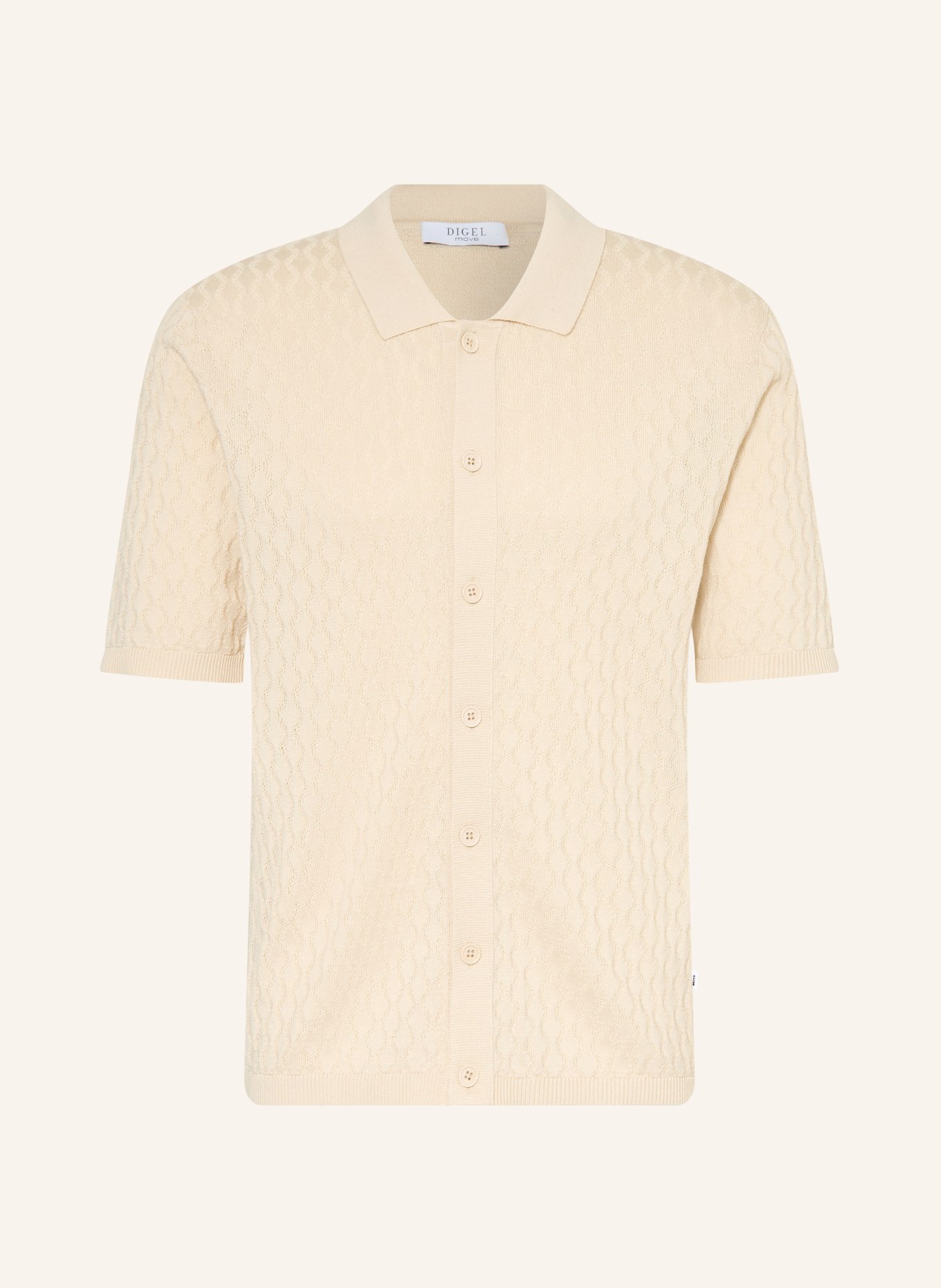 DIGEL move Bluzka z dzianiny AIMO Comfort Fit: BEŻOWY