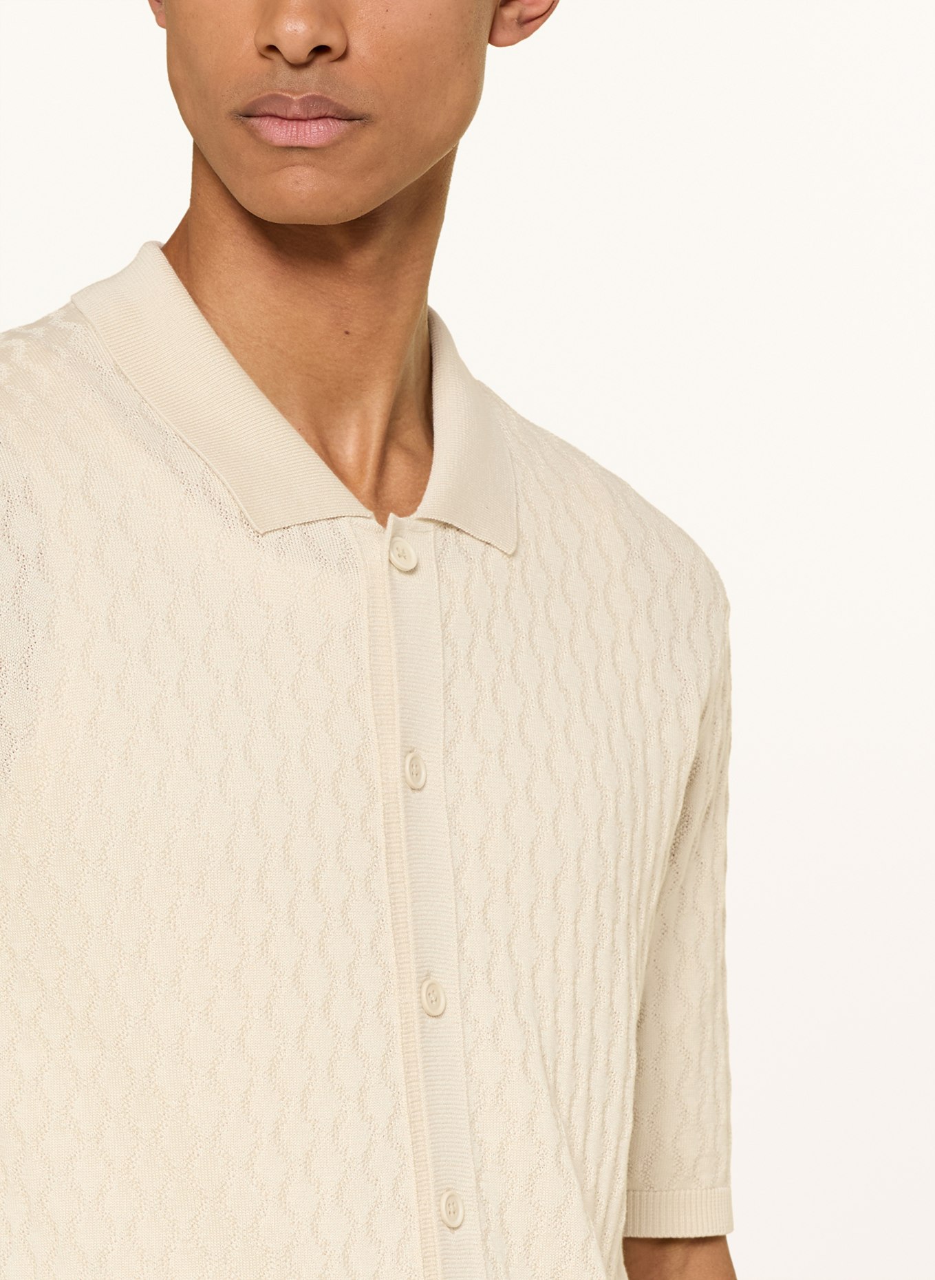 DIGEL move Bluzka z dzianiny AIMO Comfort Fit: BEŻOWY