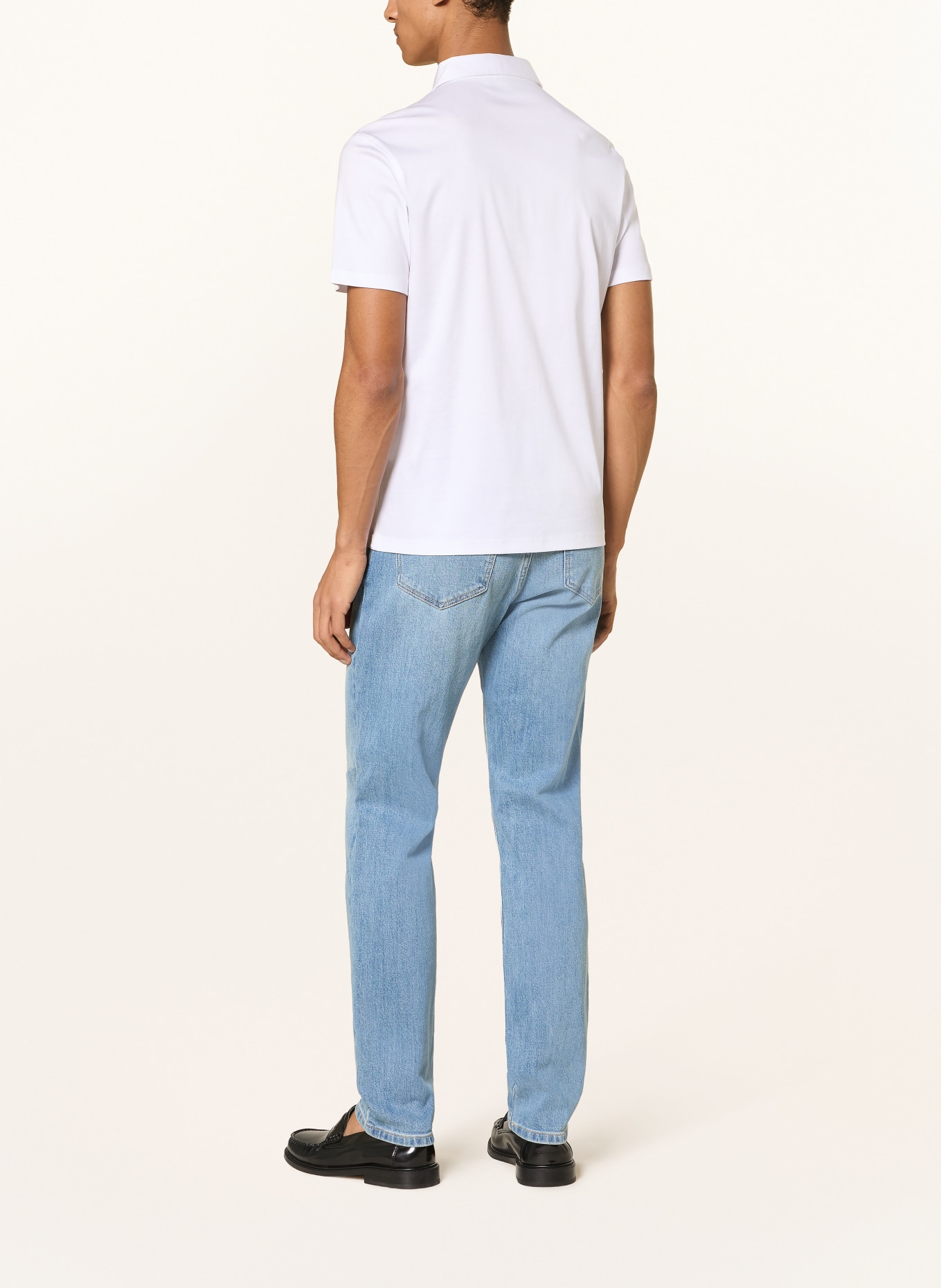 STRELLSON Jersey polo shirt PEPE: WHITE