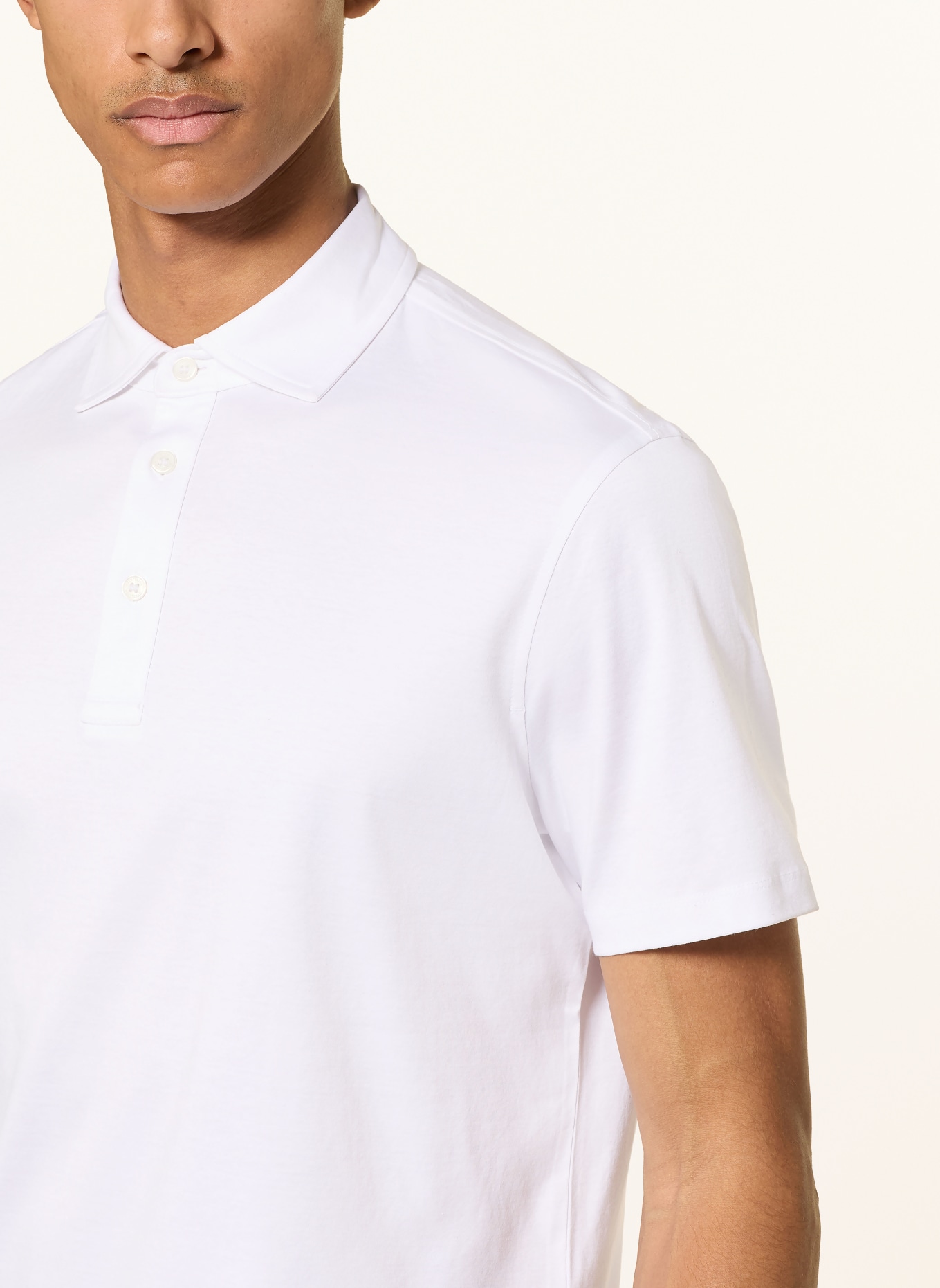 STRELLSON Jersey polo shirt PEPE: WHITE