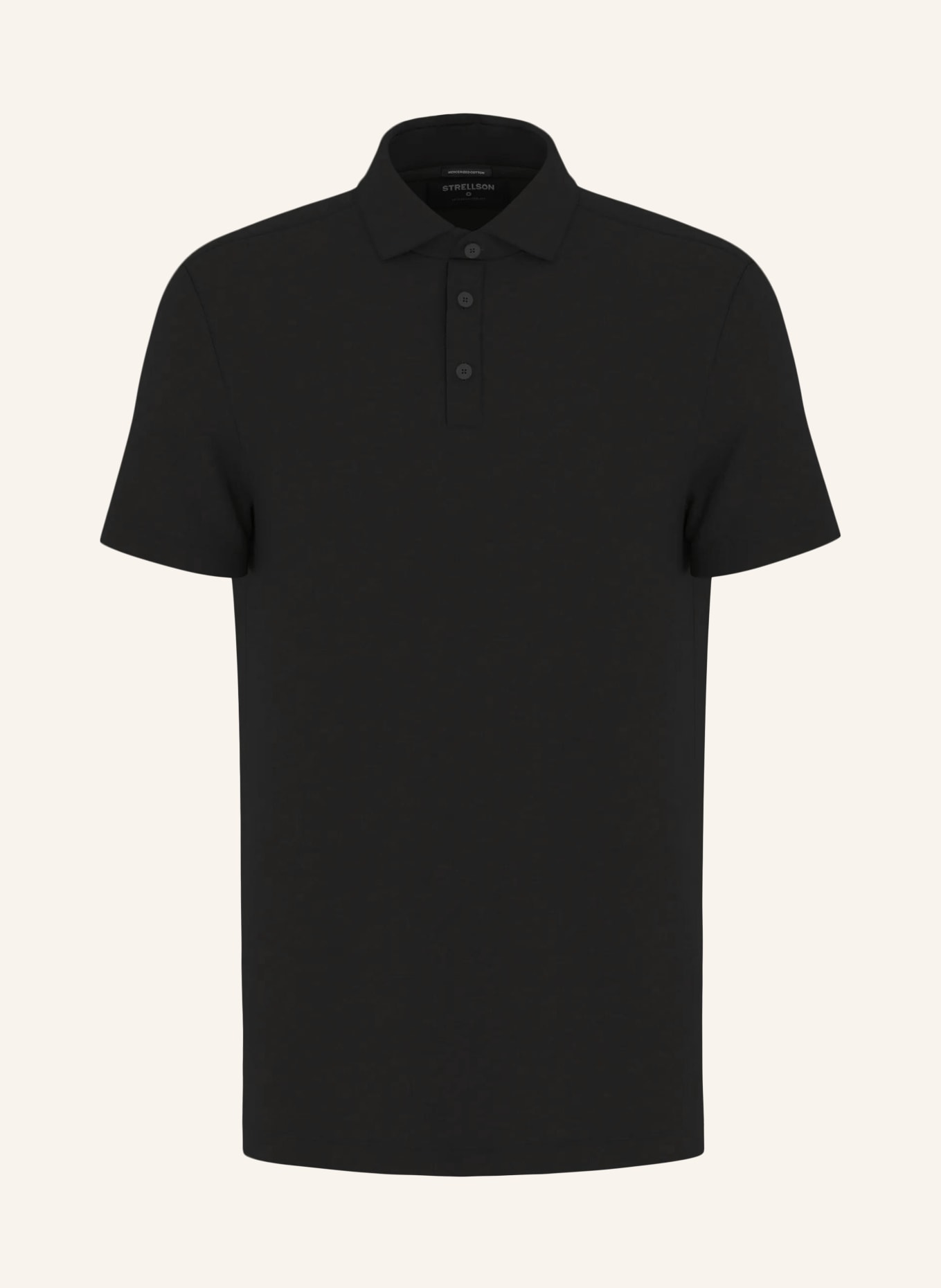 STRELLSON Jersey poloshirt PEPE: ZWART