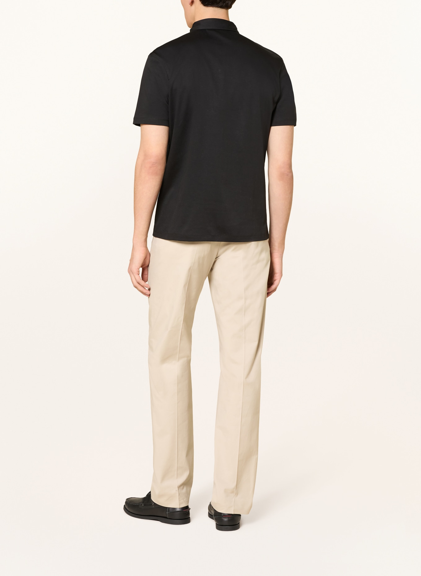 STRELLSON Jersey poloshirt PEPE: ZWART