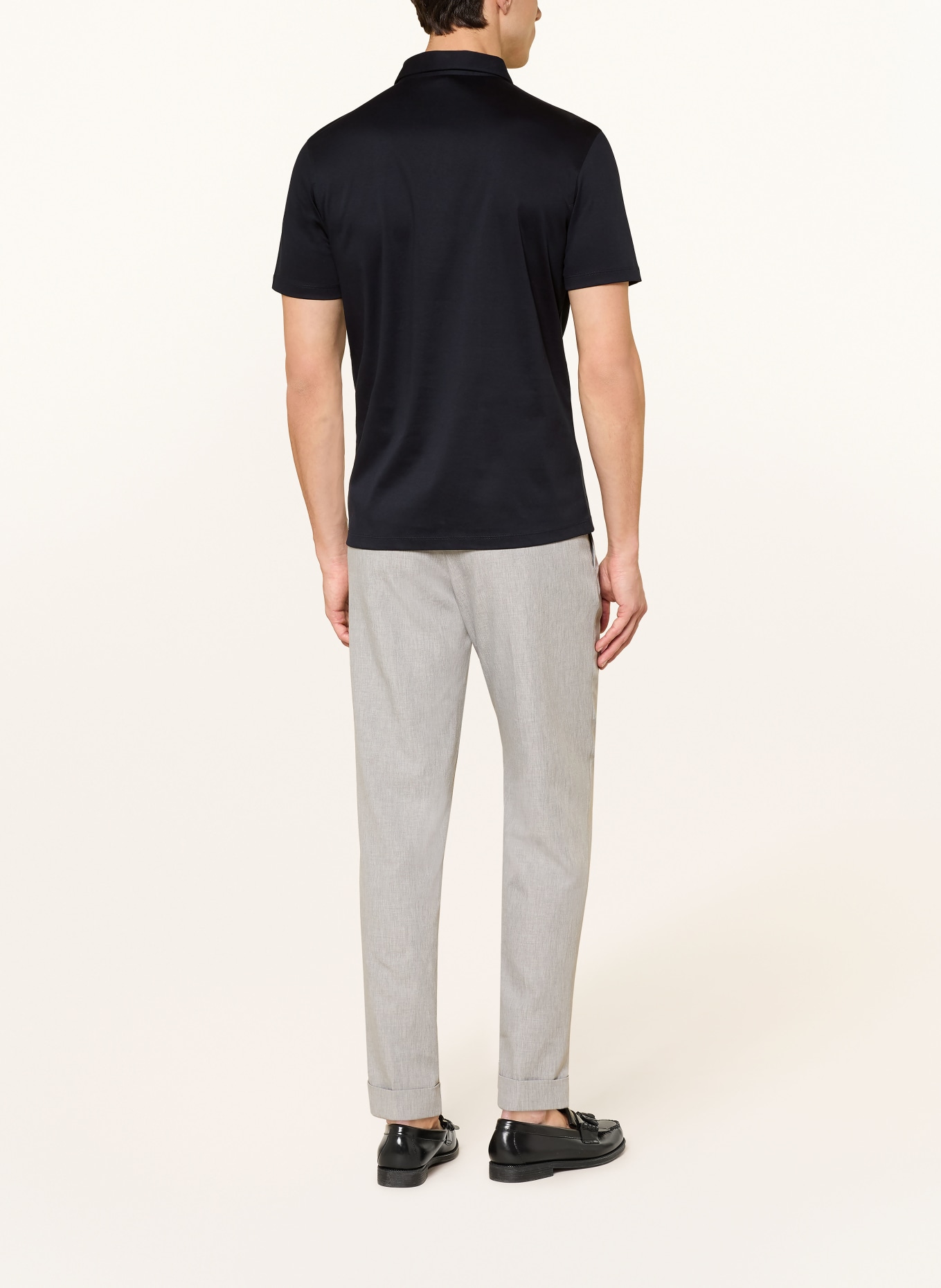 STRELLSON Jersey-Poloshirt PEPE: DUNKELBLAU