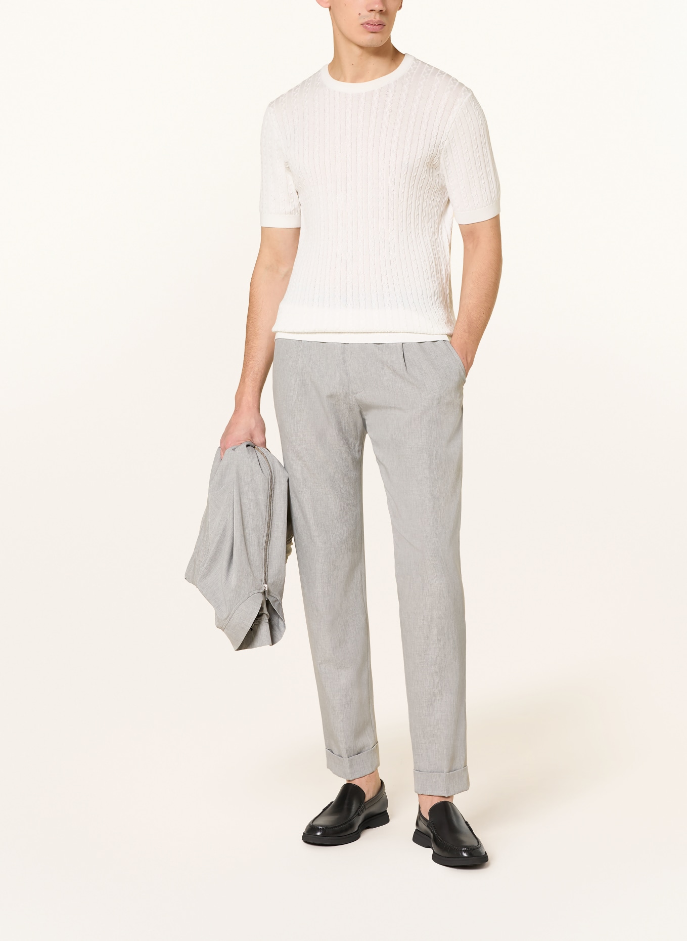 STRELLSON Gebreide trui ADRIAN: WIT