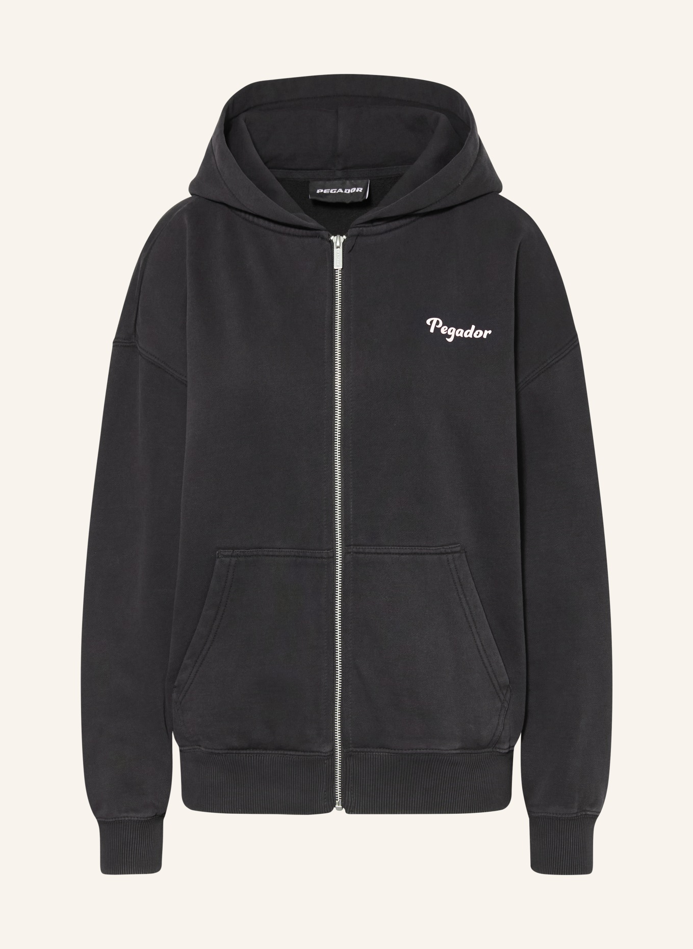 PEGADOR Sweatjacke BRIELLE: SCHWARZ