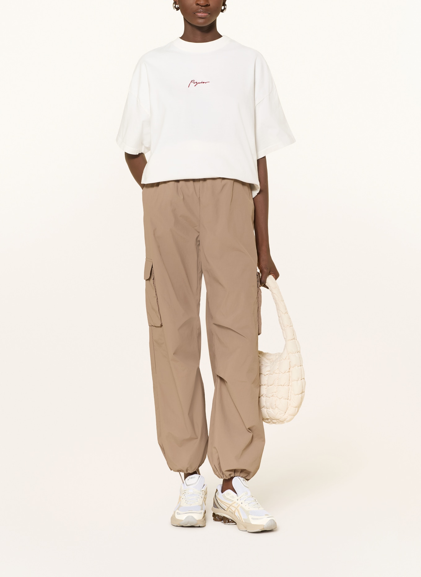 PEGADOR Koszulka MANAROLA: KREMOWY / BLADORÓŻOWY / ŻÓŁTY